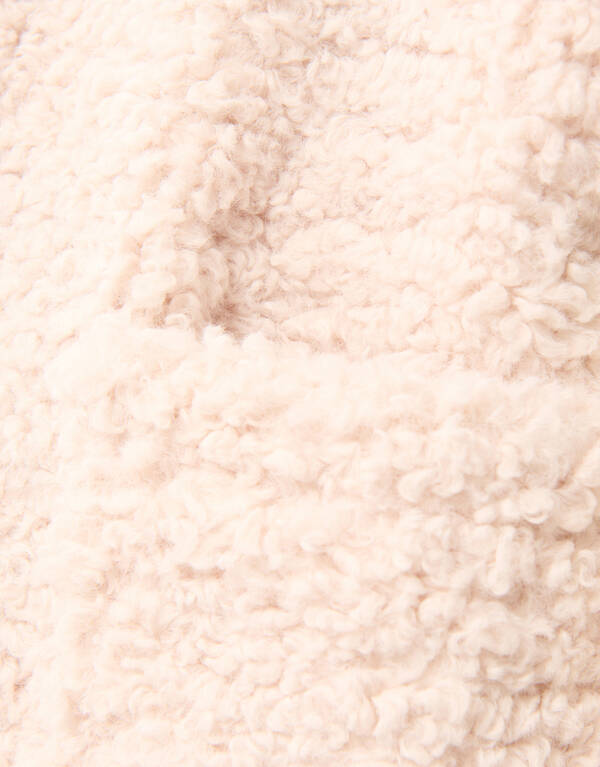 Teddy Gilet Gebroken Wit SHOEBY GIRLS