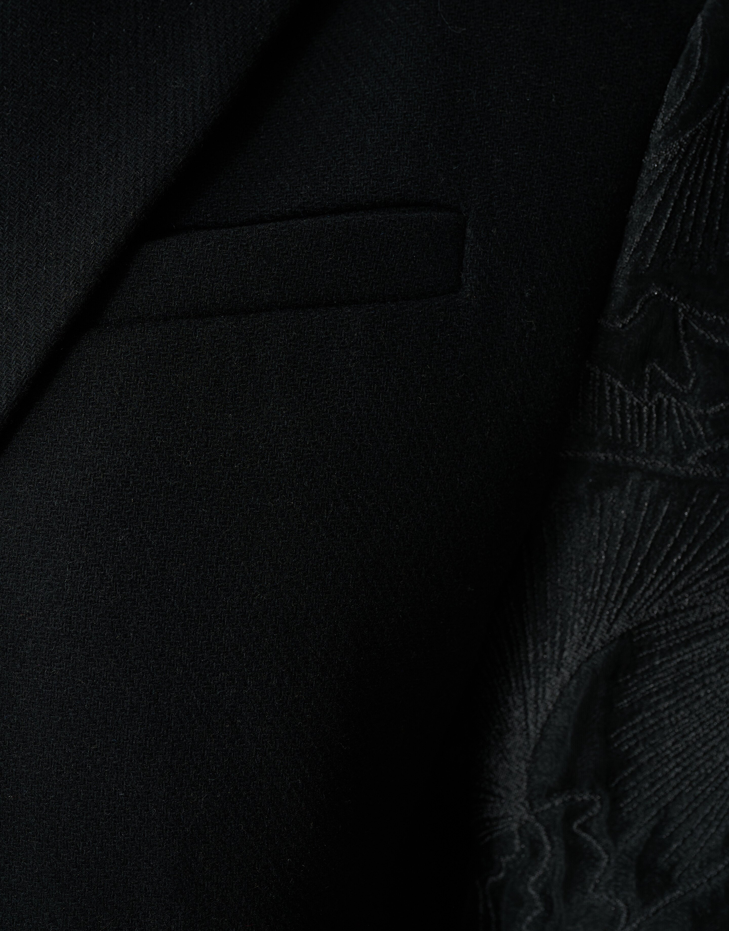 Korte Mix Jas Zwart SHOEBY WOMEN