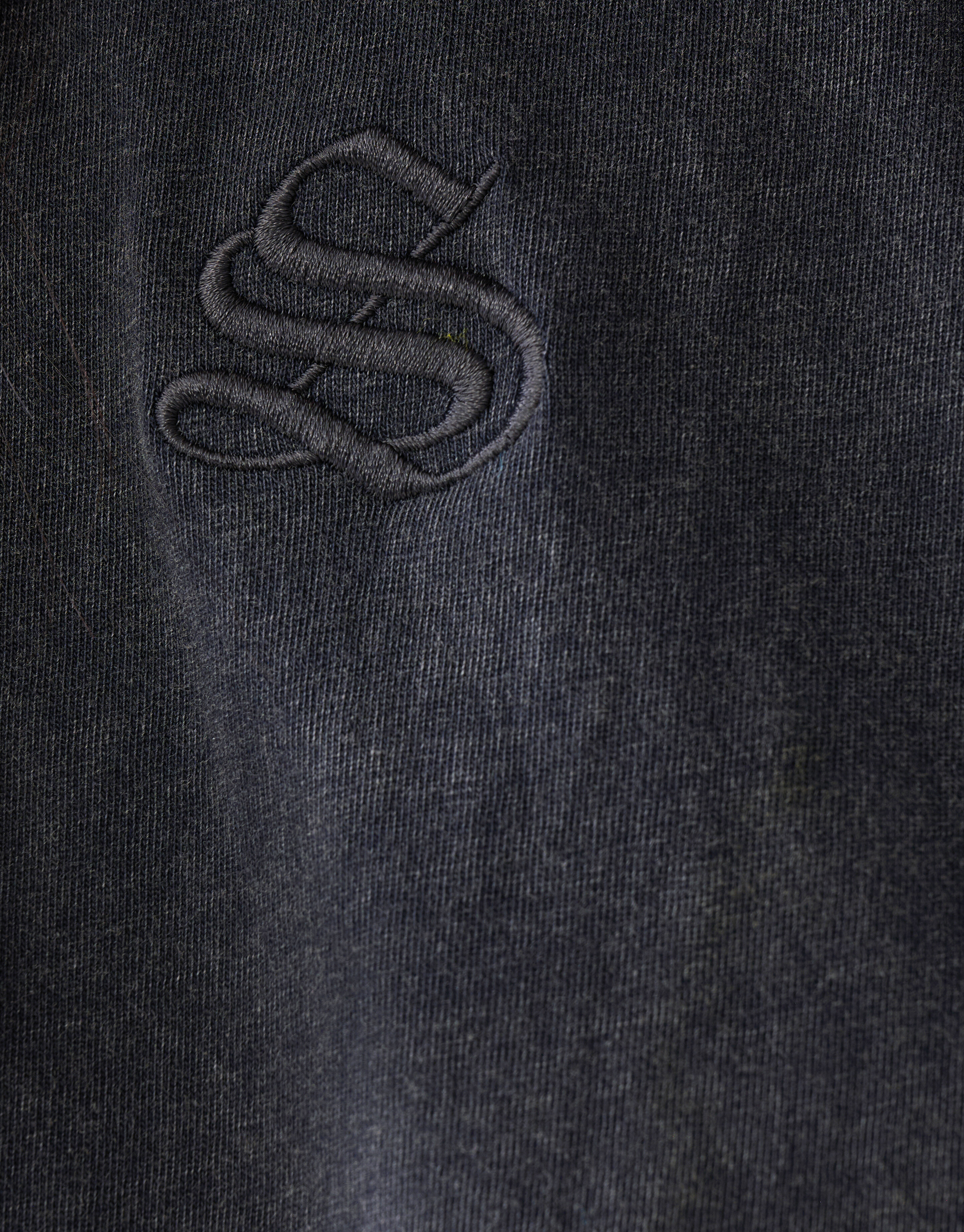 Washed Logo T-shirt Donkergrijs SHOEBY WOMEN