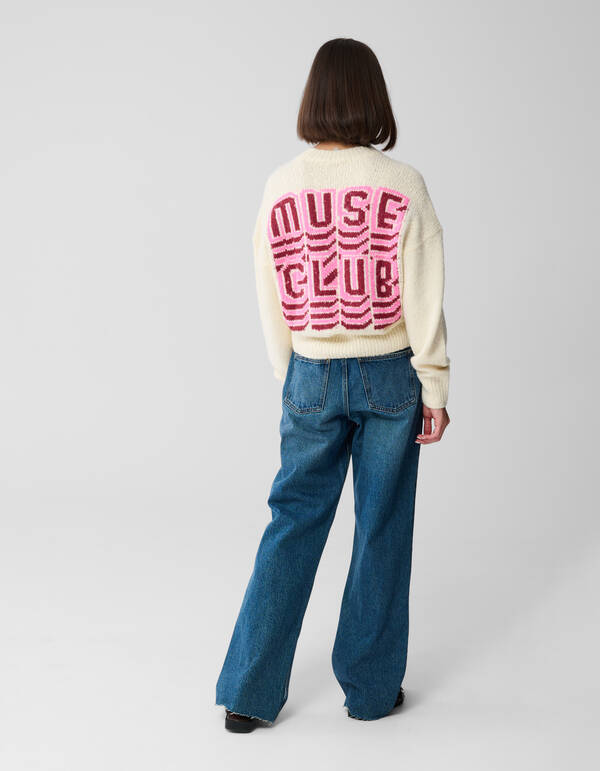 Wide Leg Fit Jeans Extra Lang Donkerblauw SHOEBY WOMEN