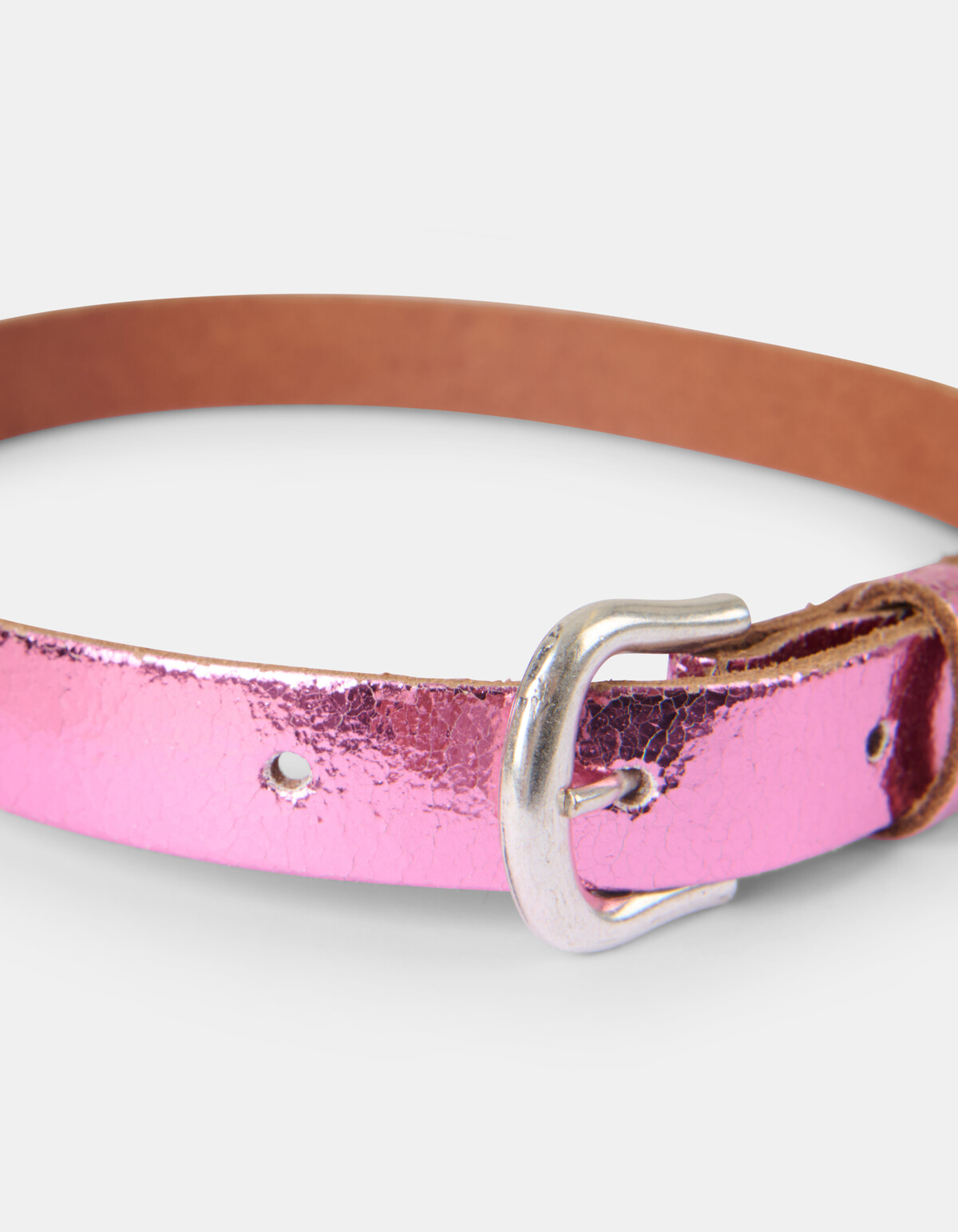 Pink Metallic Riem SHOEBY ACCESSOIRES