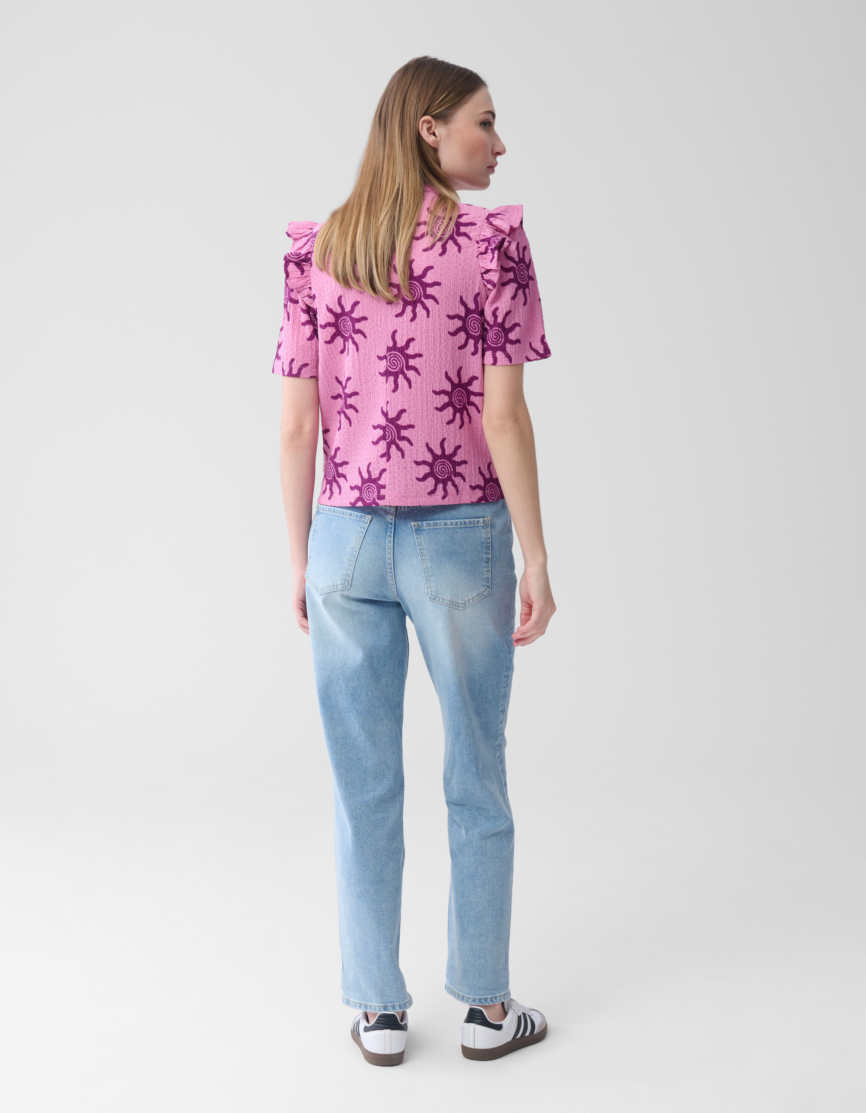 Tapered Fit Jeans Blauw SHOEBY WOMEN