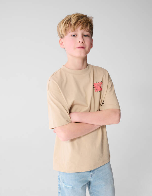 Limonada Artwork T-shirt Wit SHOEBY BOYS