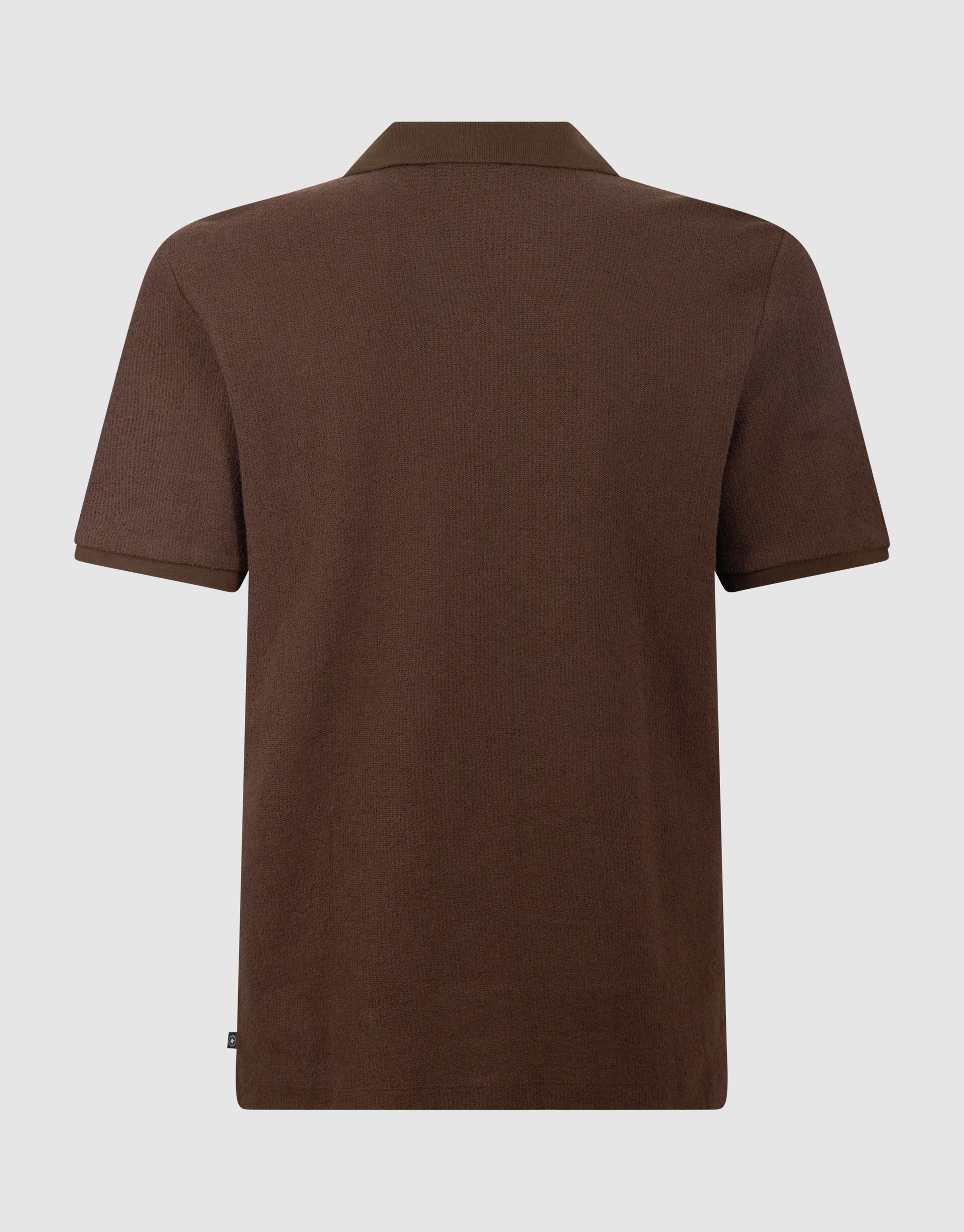 Gebreide Overshirt Donkerbruin SHOEBY MEN