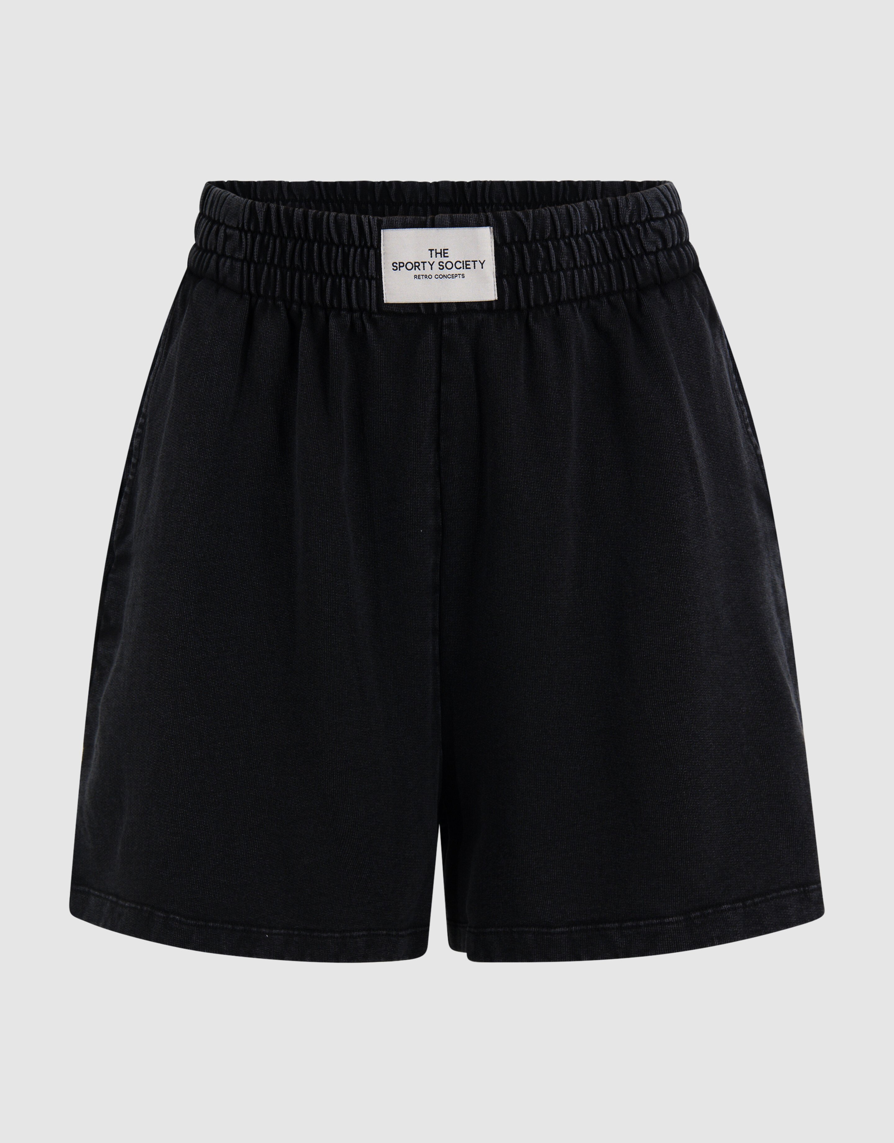 Washed Sweat Short Donkergrijs SHOEBY WOMEN