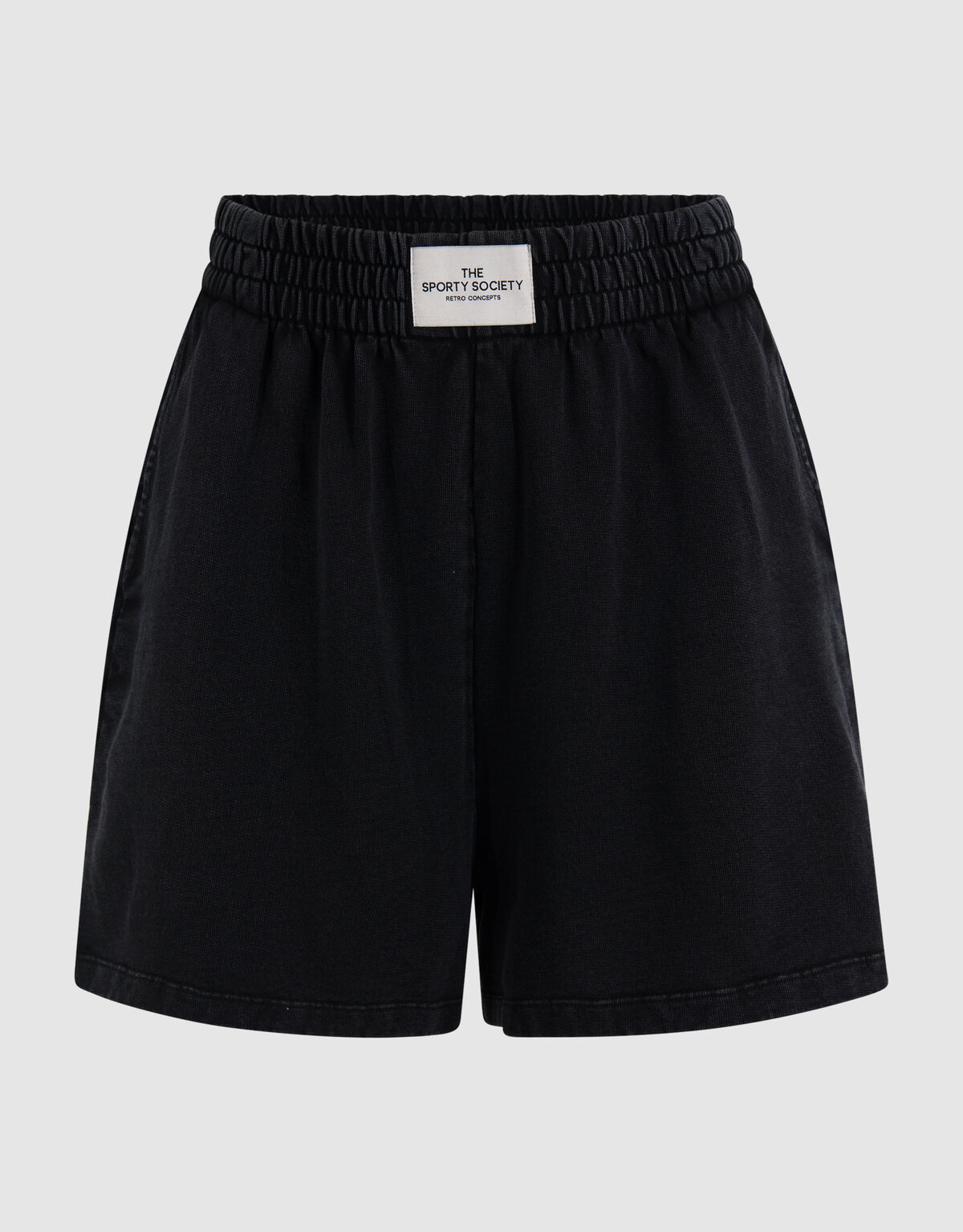 Washed Sweat Short Donkergrijs SHOEBY WOMEN