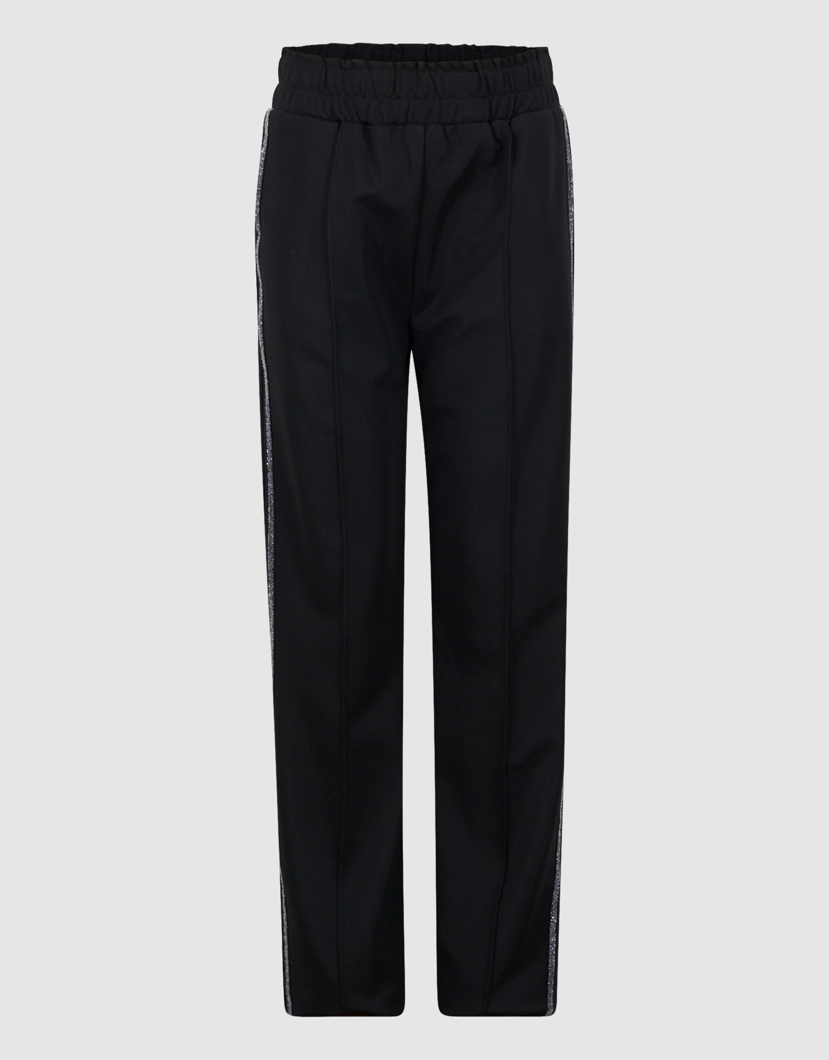 Sporty Glitter Wide Leg Broek Zwart SHOEBY GIRLS
