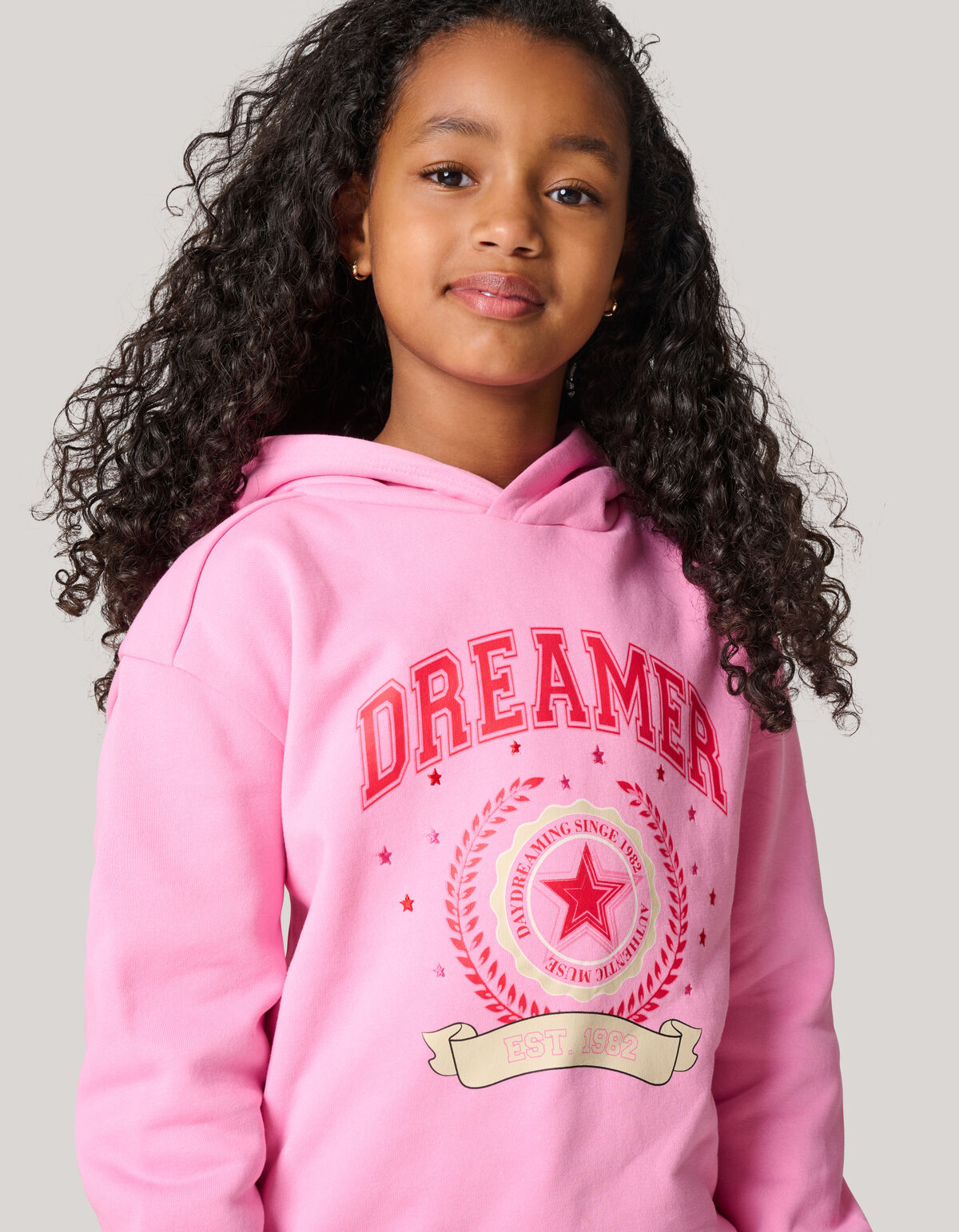 Varsity Hoodie Roze SHOEBY GIRLS