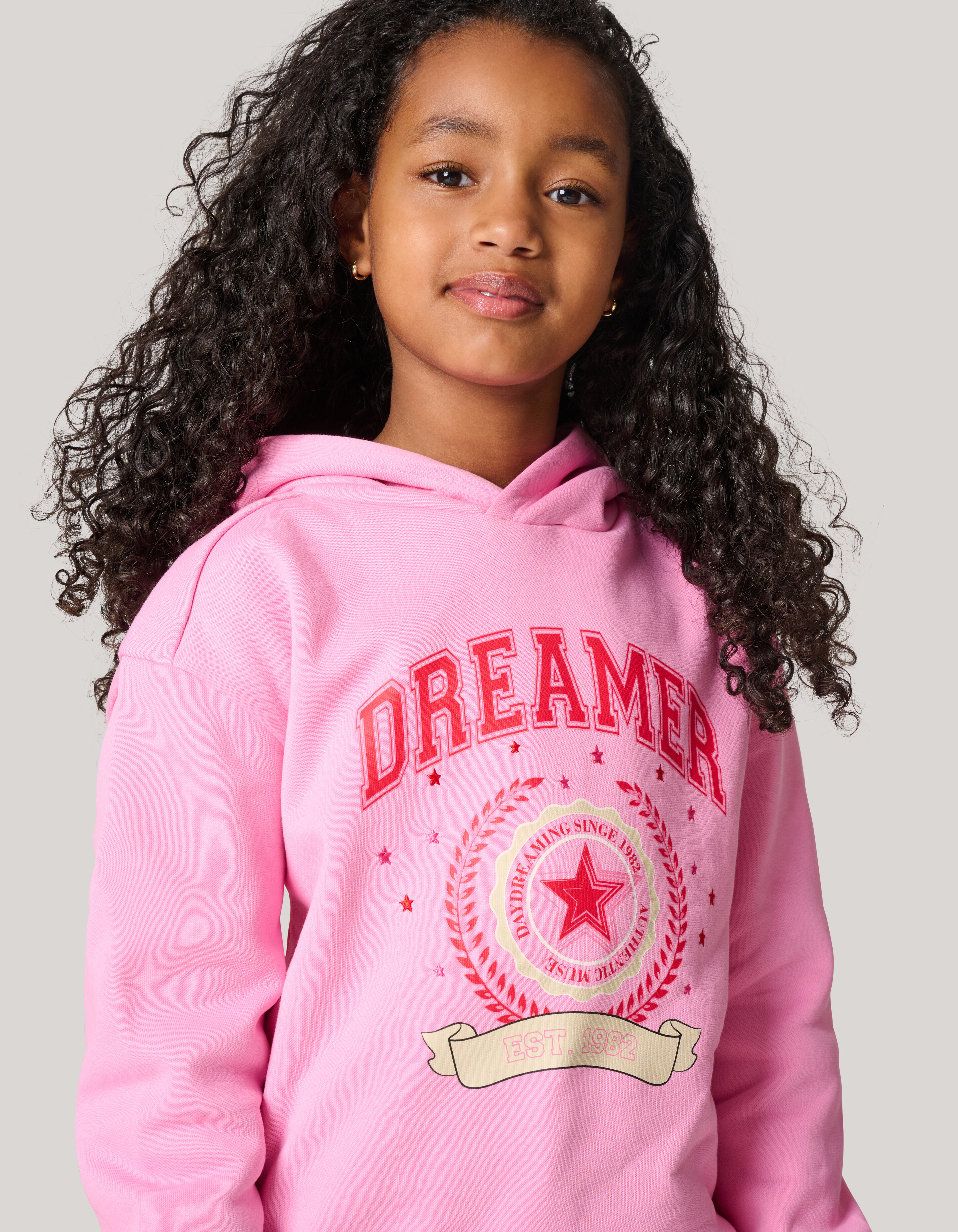 Varsity Hoodie Roze SHOEBY GIRLS