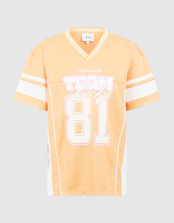 Baseball T-shirt Oranje SHOEBY GIRLS