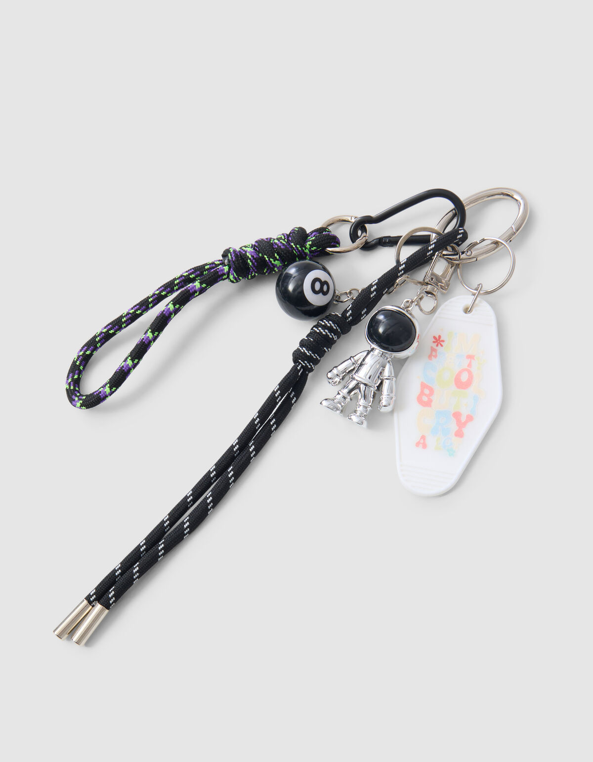 Towling Sleutelhanger Zwart SHOEBY ACCESSOIRES