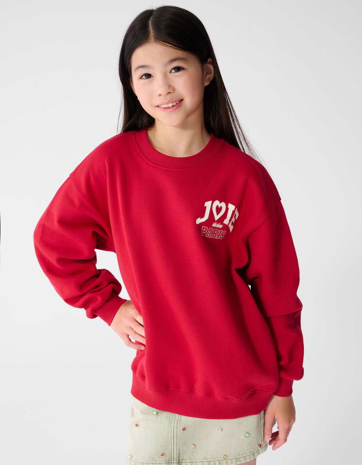 Joie De Vivre Artwork Sweater Rood SHOEBY GIRLS