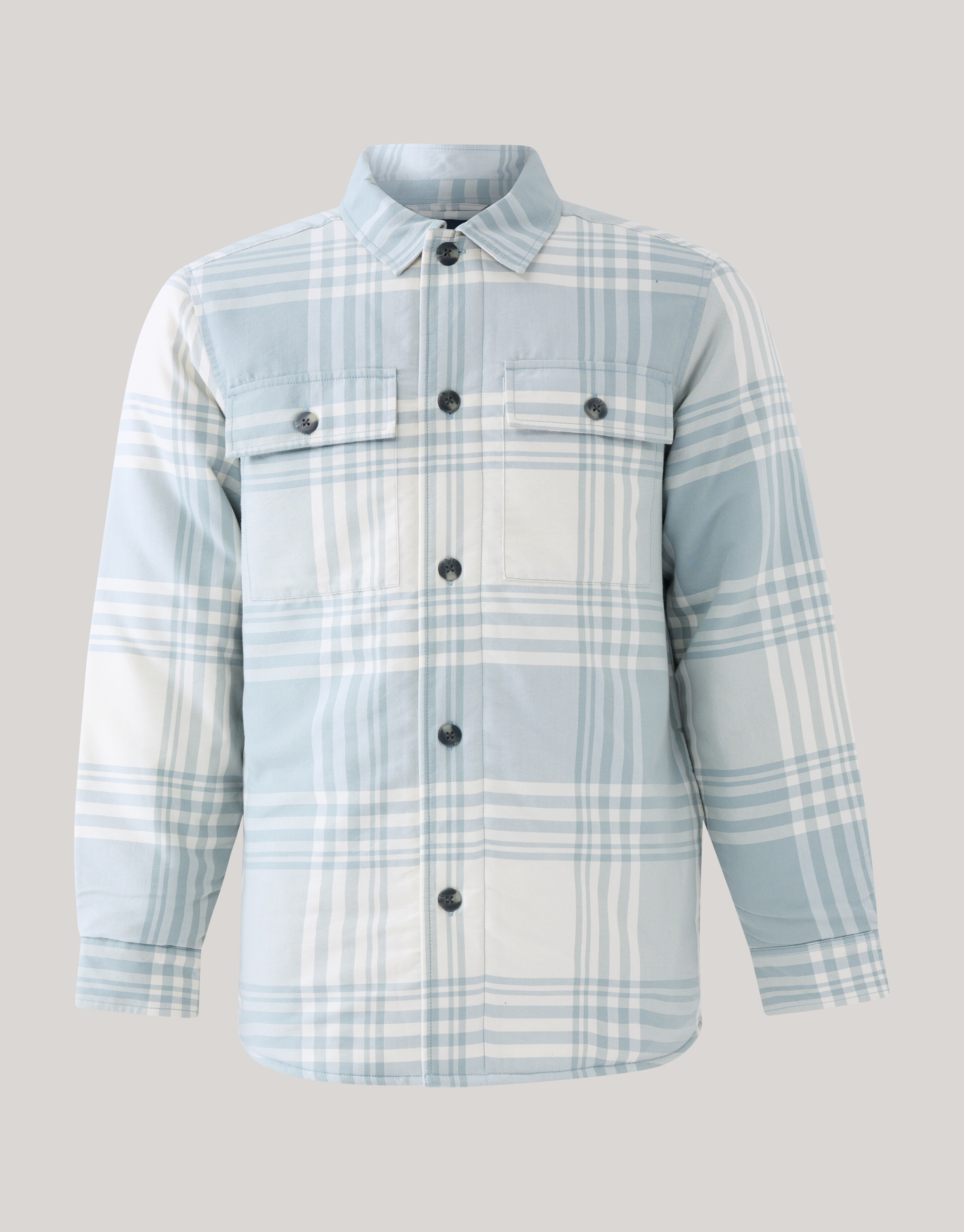 Soft Padded Overshirt Gebroken Wit SHOEBY MEN