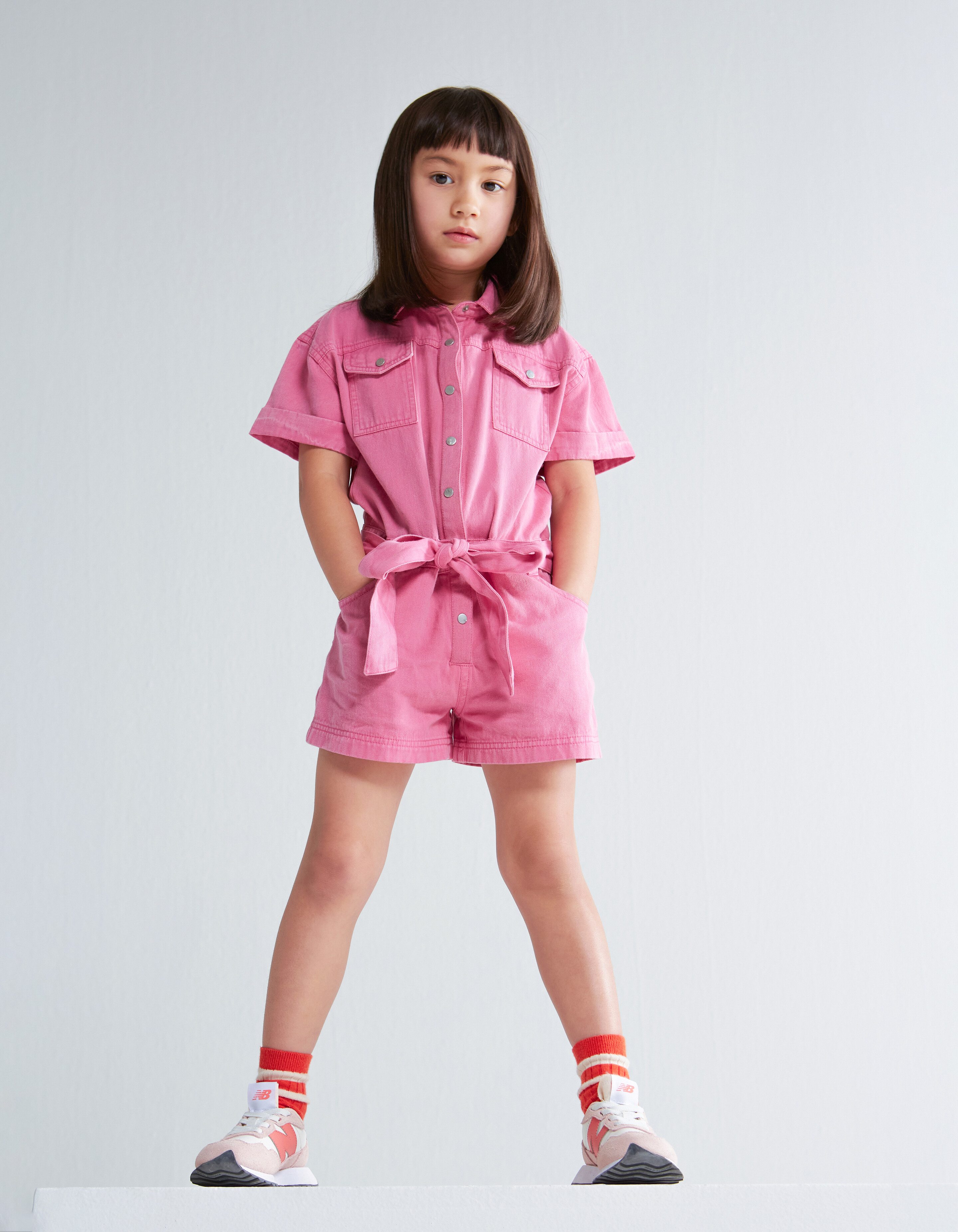 Denim Jumpsuit Roze JILL&MITCH