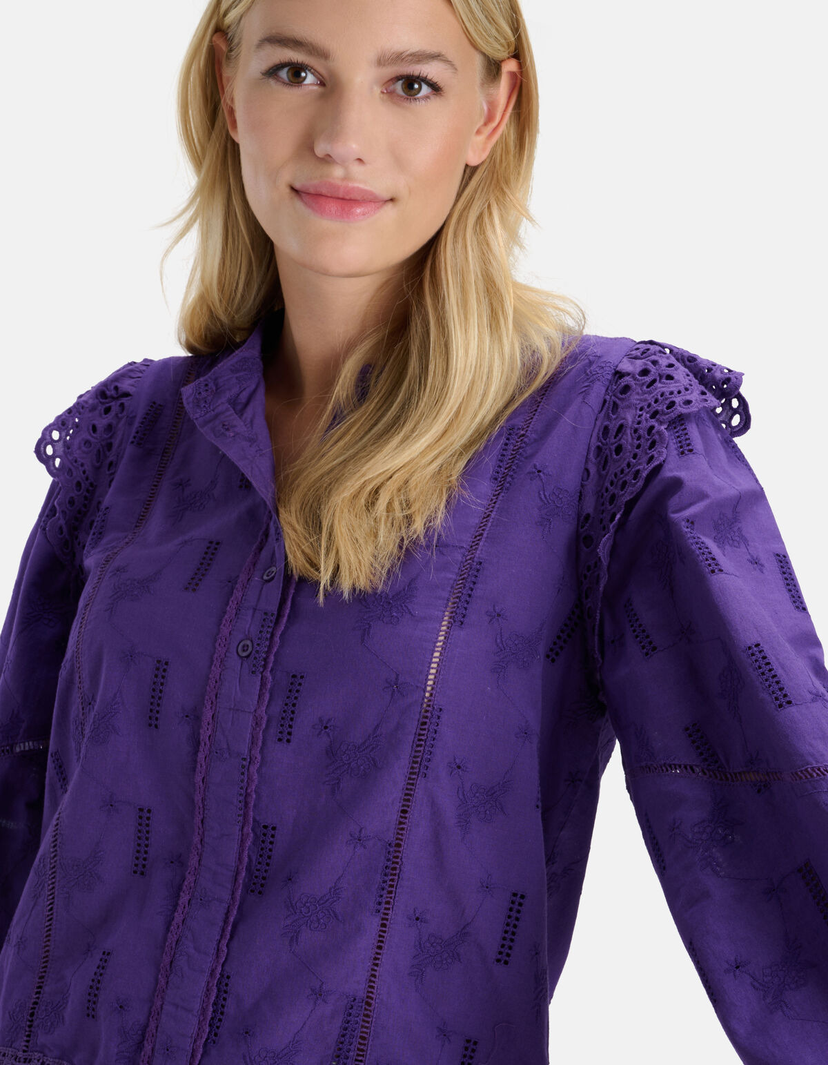 Kanten Blouse By Nicolette SHOEBY WOMEN