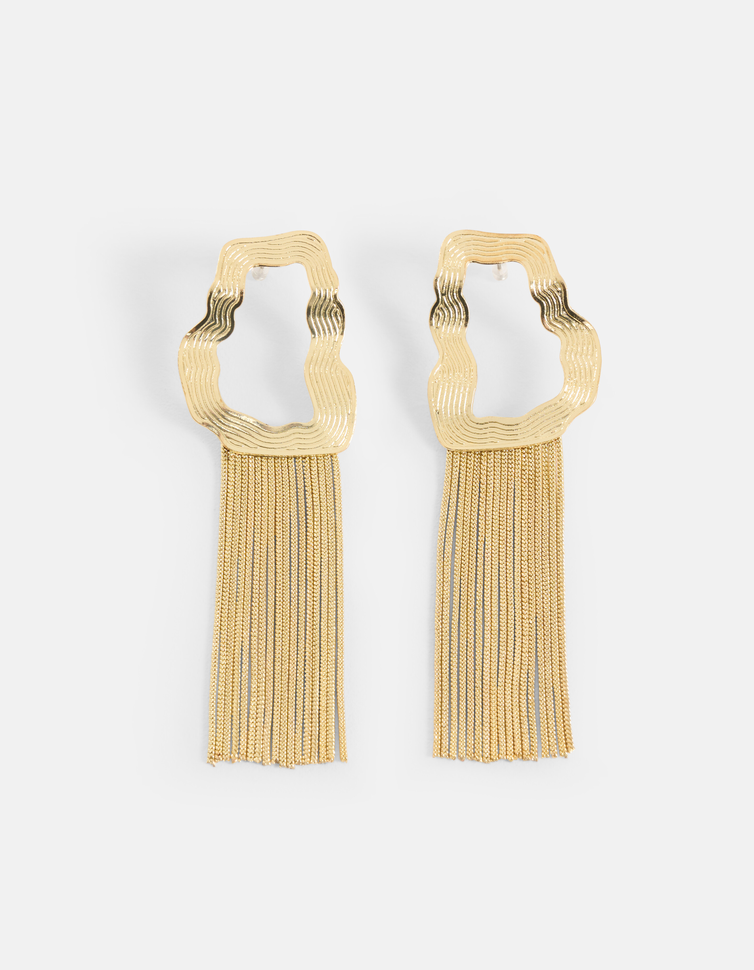Wavy Fringes Oorbellen Goud SHOEBY ACCESSOIRES