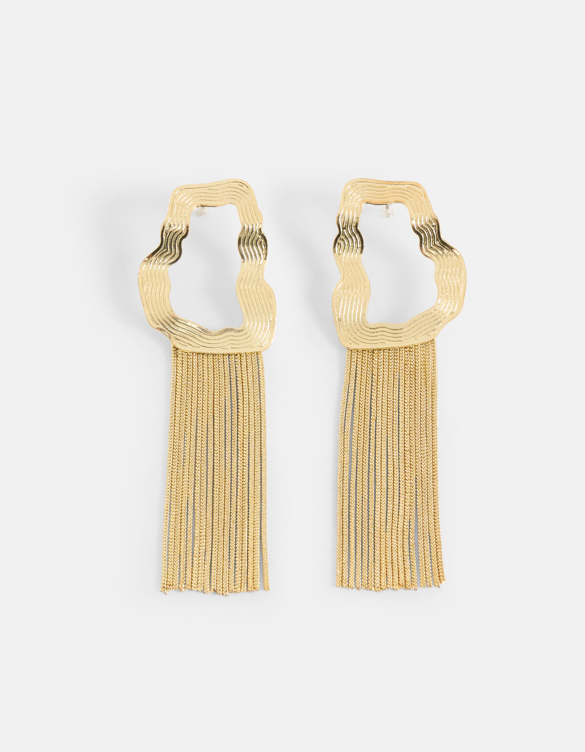Wavy Fringes Oorbellen Goud SHOEBY ACCESSOIRES