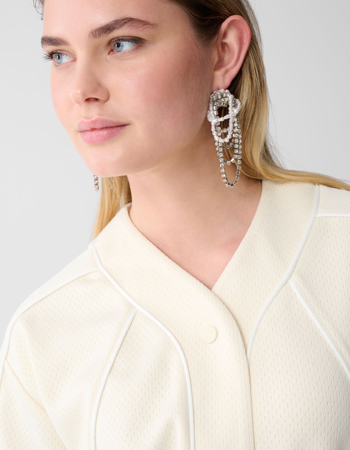 Mesh Piping Jack Gebroken Wit SHOEBY WOMEN