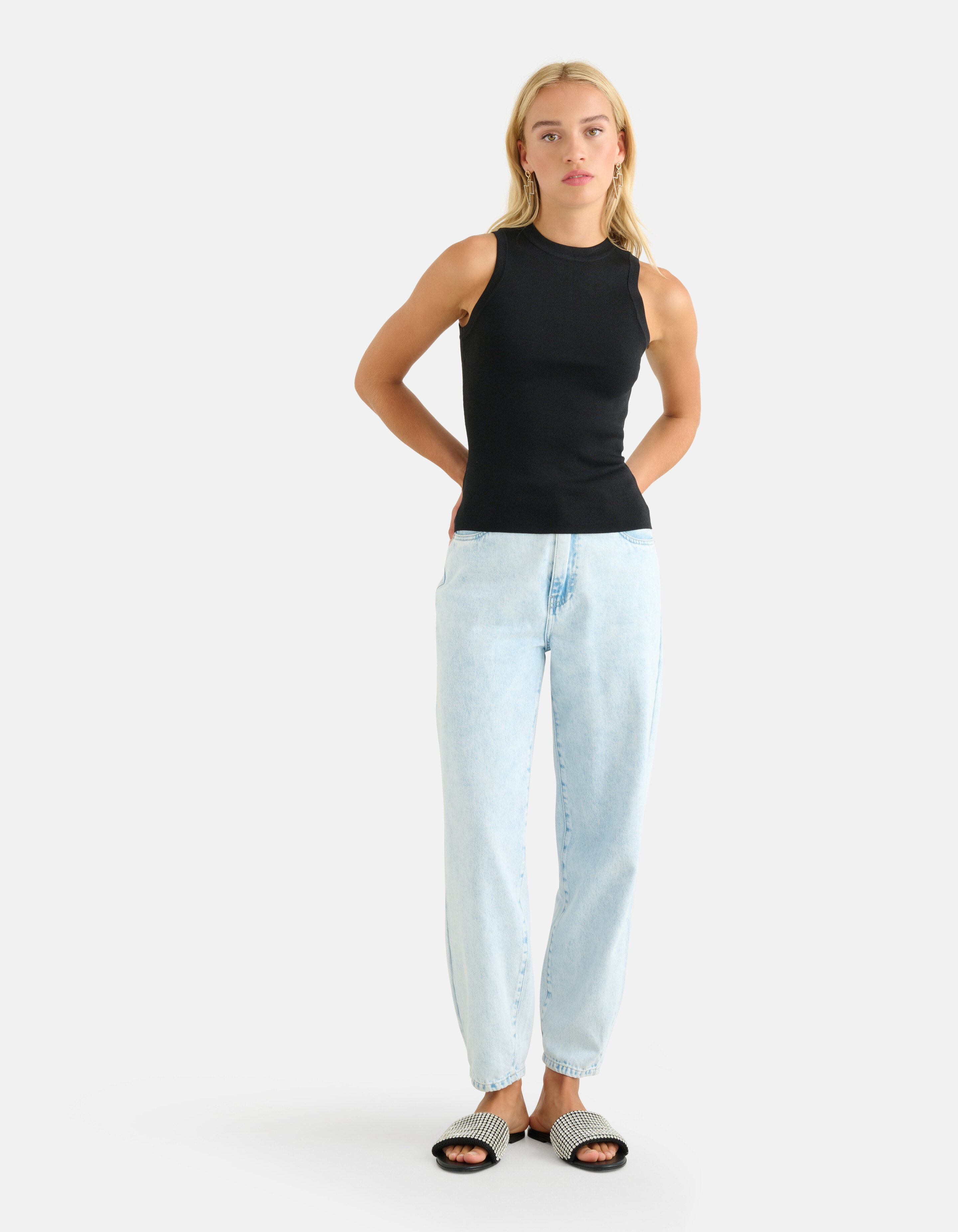 Halter Top Zwart SHOEBY WOMEN