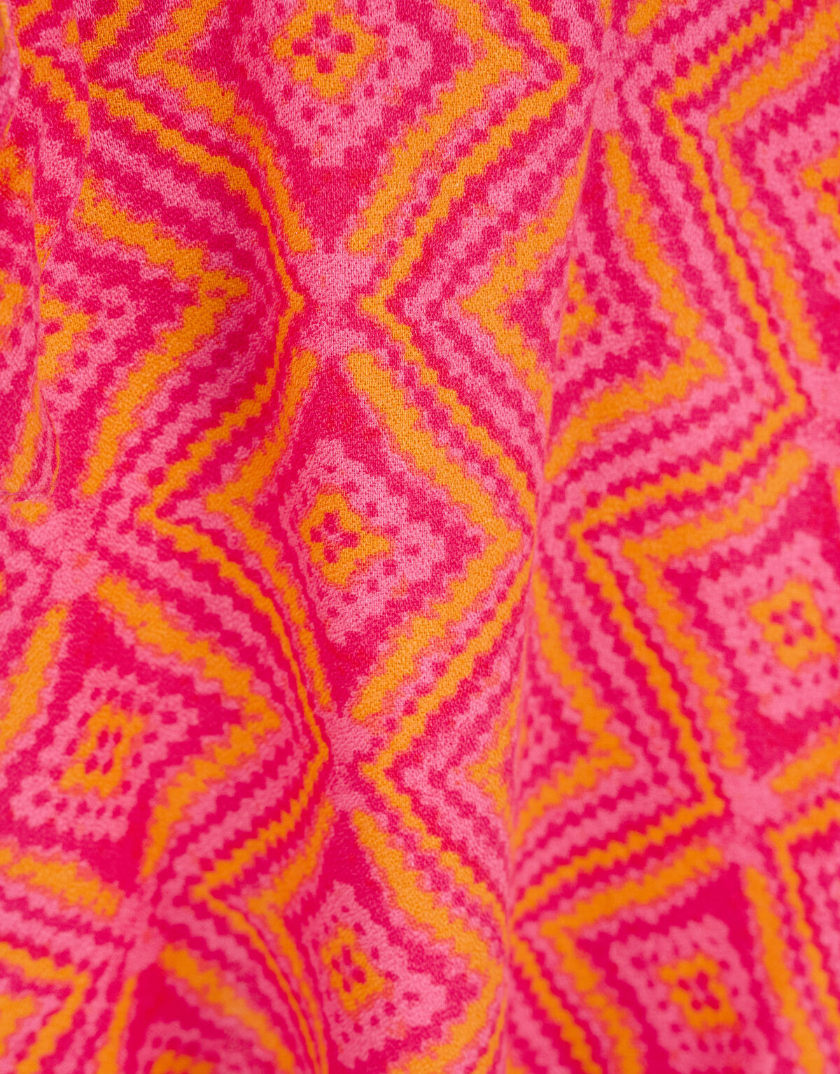 Ikat Print Jurk Roze SHOEBY GIRLS