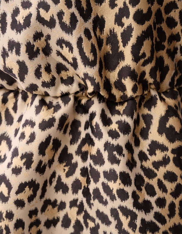 Leopard Mini Jurk Bruin SHOEBY WOMEN