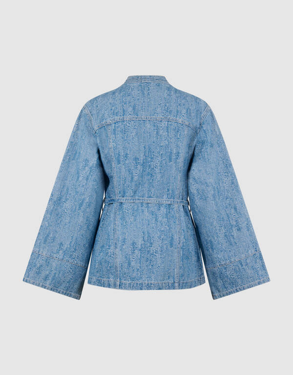 Jacquard Kimono Jack Blauw SHOEBY WOMEN