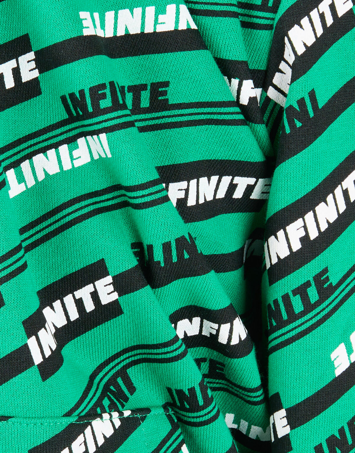 Tekst Hoodie Groen SHOEBY BOYS