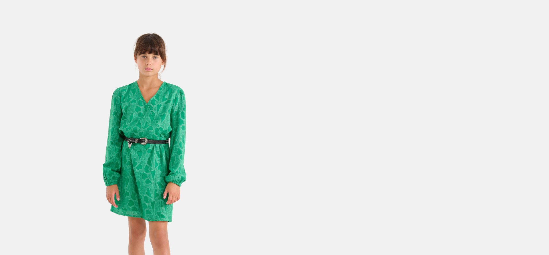 Lurex Jurk Groen SHOEBY GIRLS