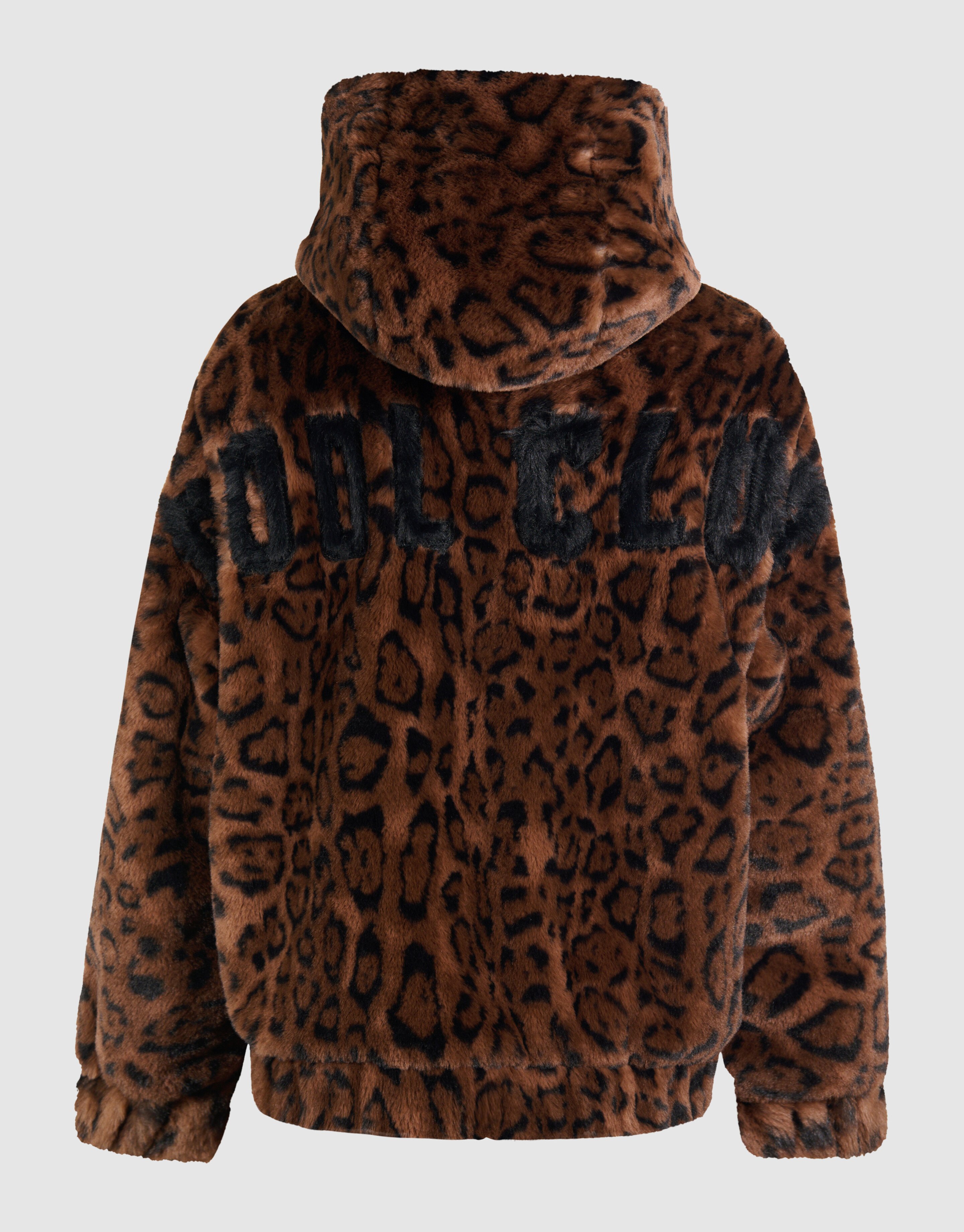 Fur Leopard Jacket Bruin SHOEBY GIRLS