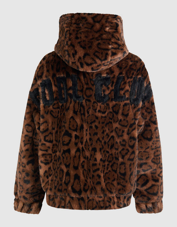 Fur Leopard Jas Bruin SHOEBY GIRLS