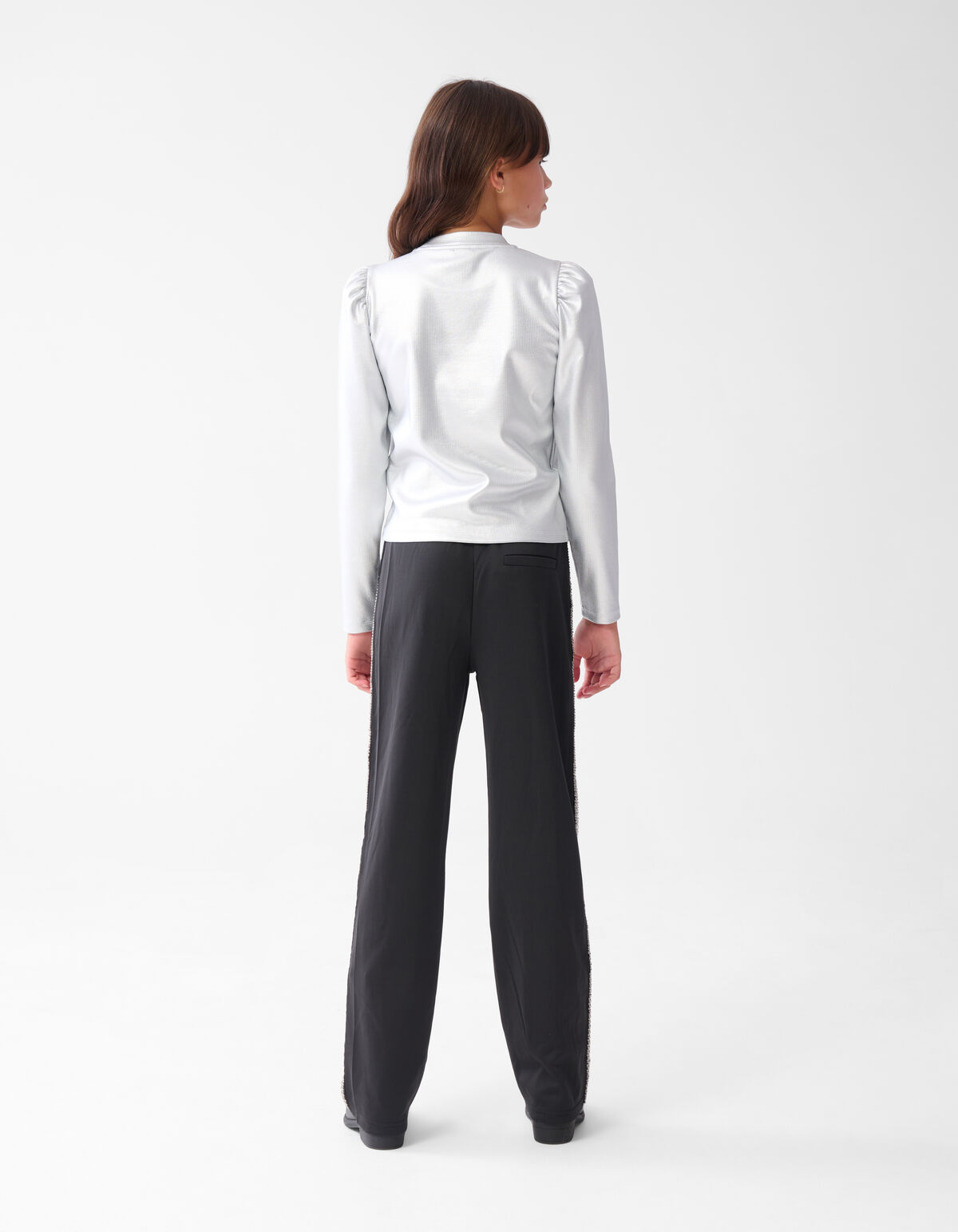 Metallic Longsleeve Zilver SHOEBY GIRLS