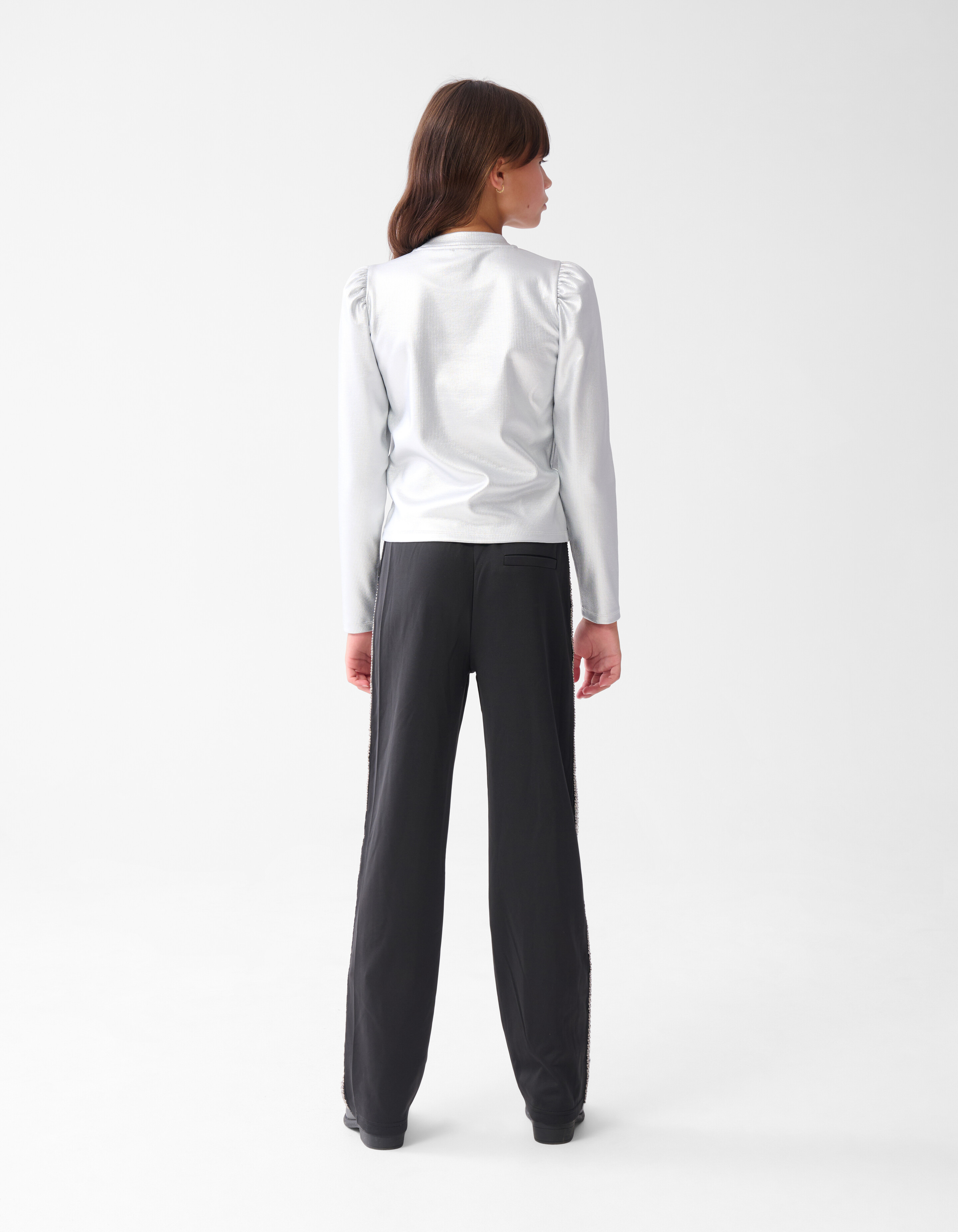 Metallic Longsleeve Zilver SHOEBY GIRLS