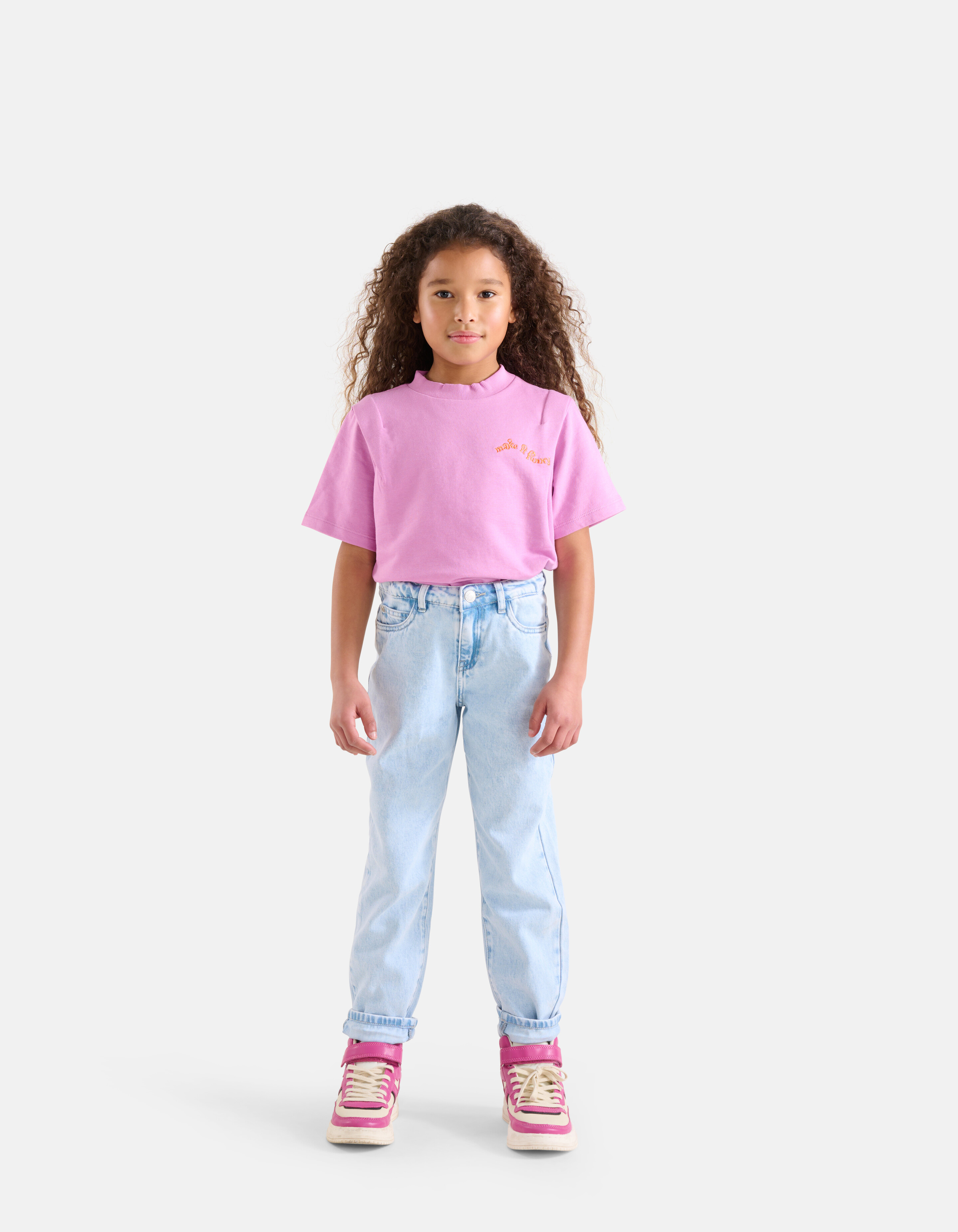 Bold Sweat T-shirt Roze SHOEBY GIRLS