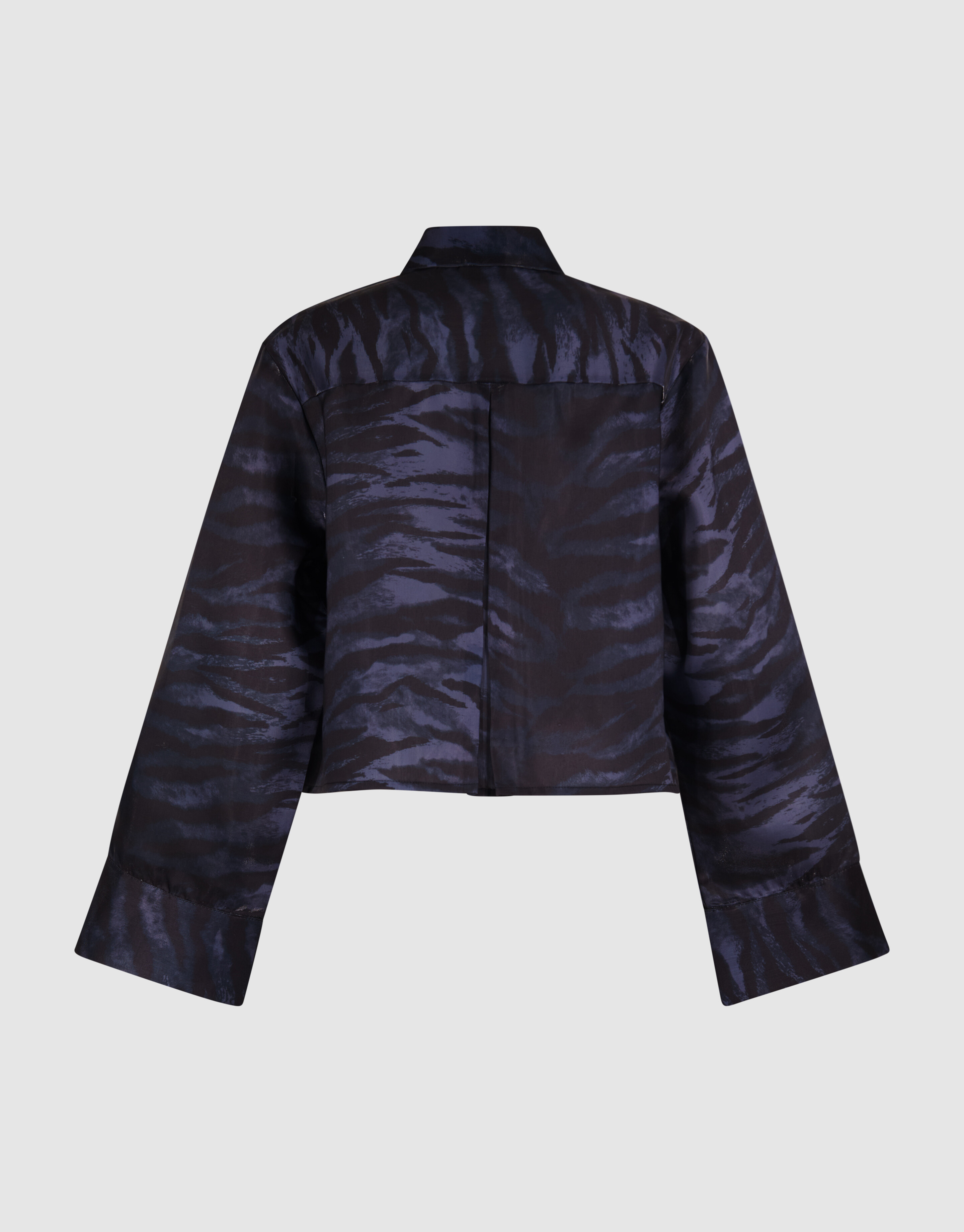 Printed Zebra Blouse Donkergrijs SHOEBY WOMEN