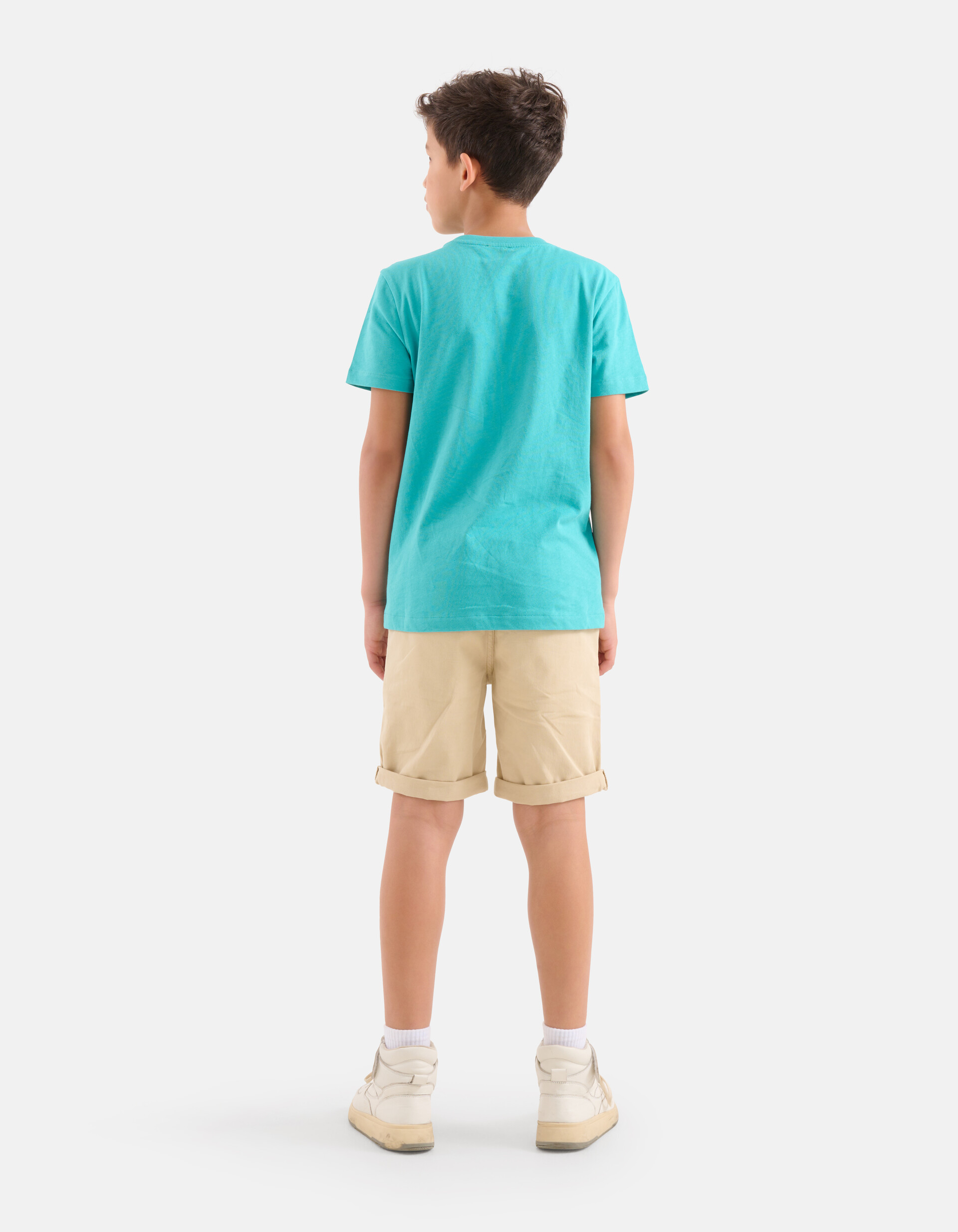 Print T-shirt Blauw SHOEBY BOYS