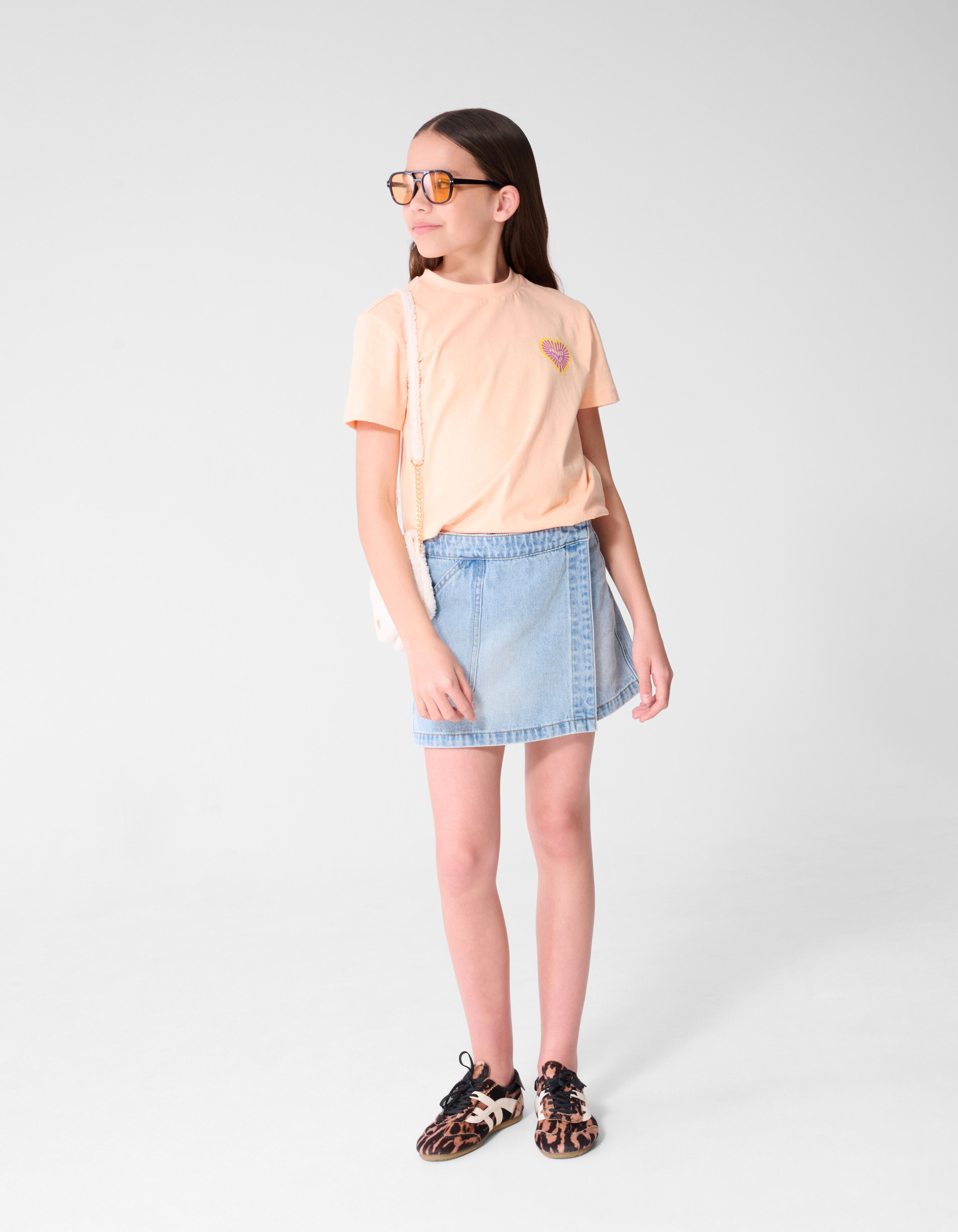 Summer Soleil T-shirt Lichtoranje SHOEBY GIRLS