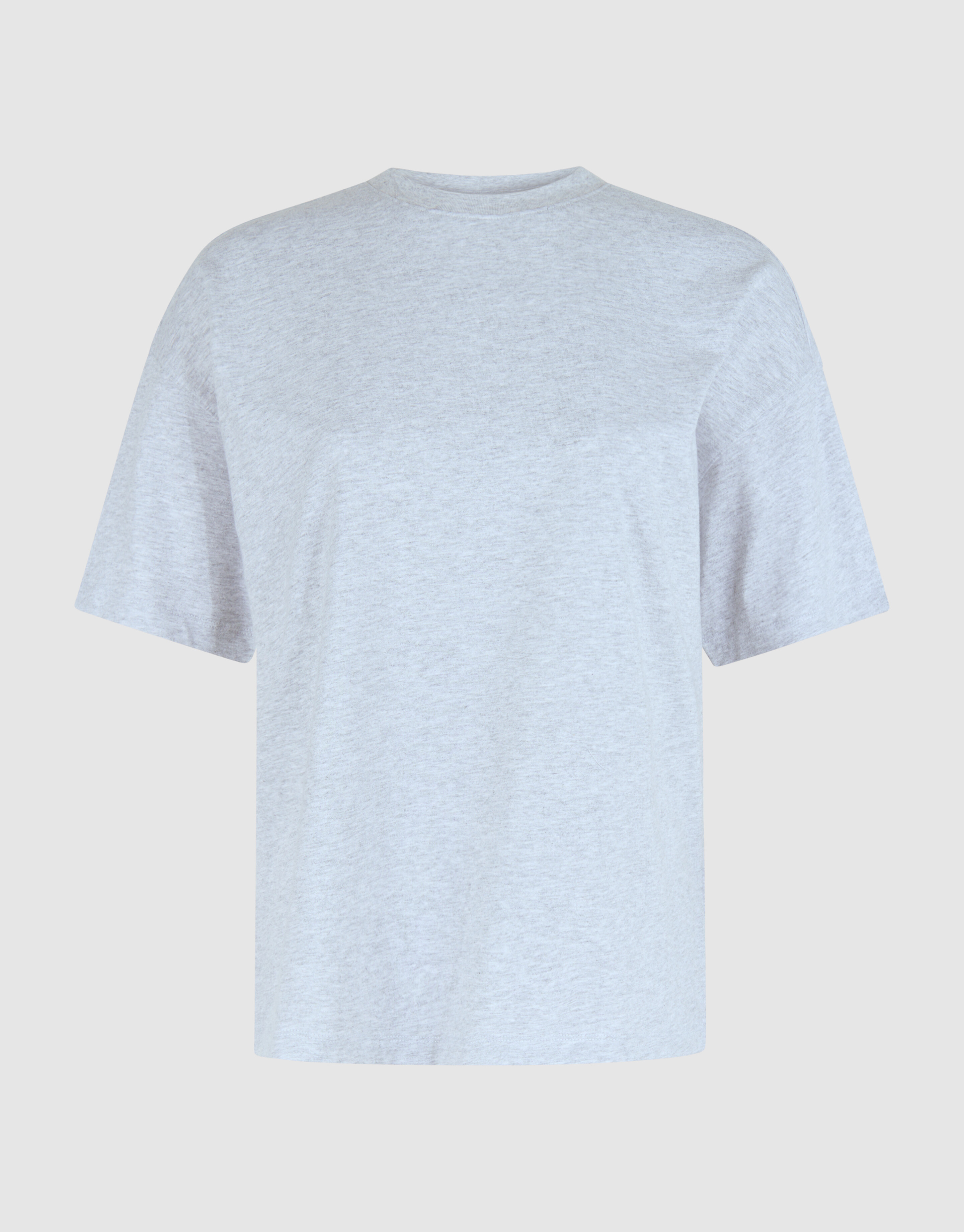 Oversized Basis T-shirt Lichtgrijs SHOEBY WOMEN