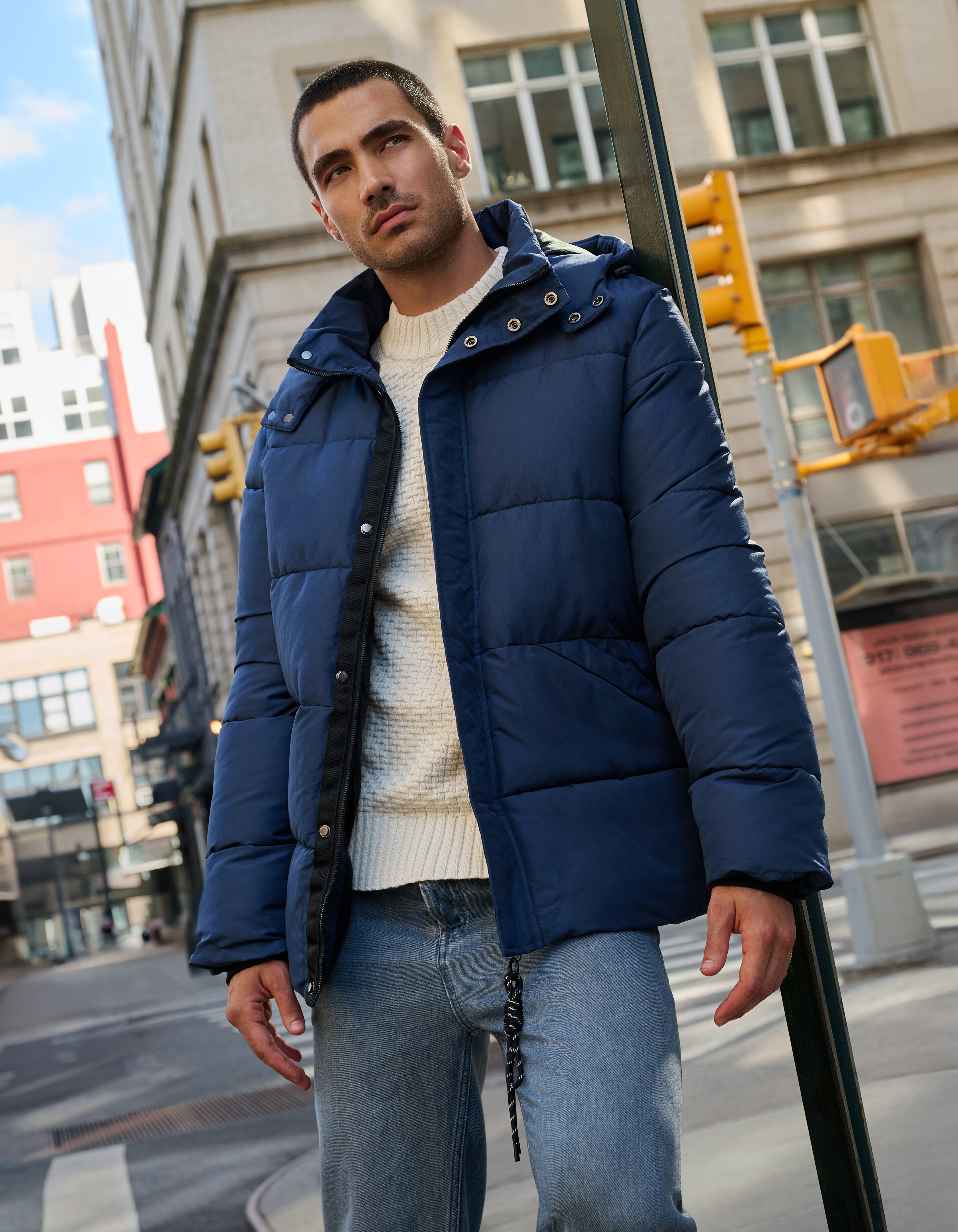 Puffer Jas Blauw SHOEBY MEN