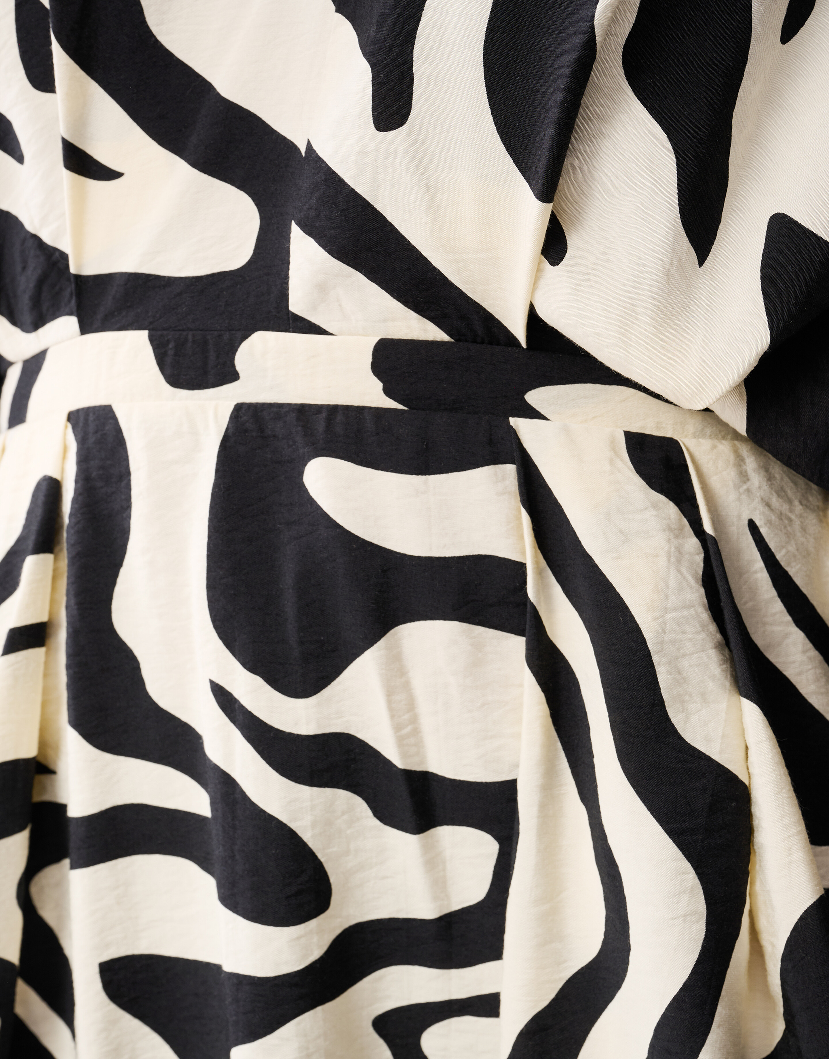 Zebra Mini Jurk Zwart SHOEBY WOMEN
