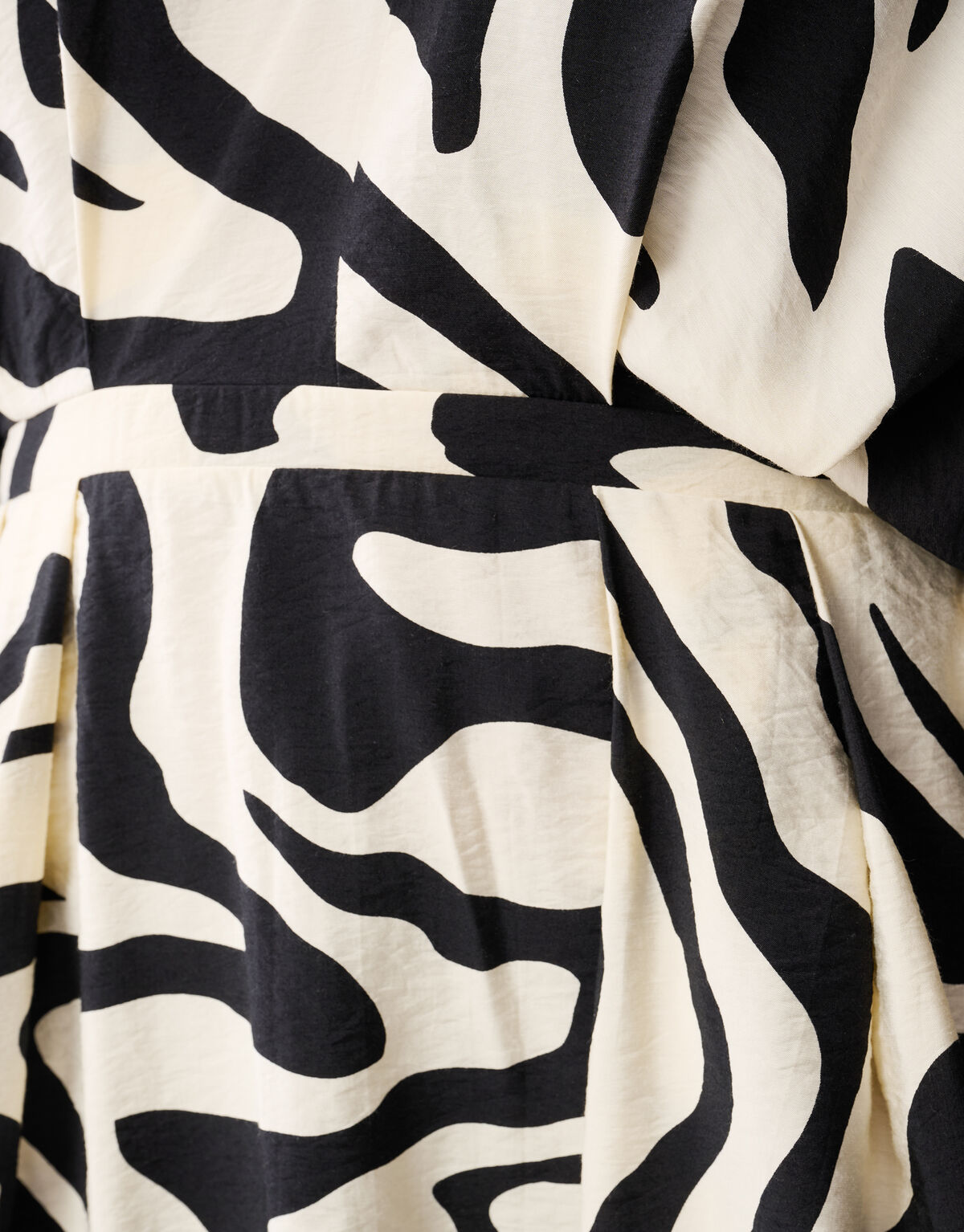 Zebra Mini Jurk Zwart SHOEBY WOMEN