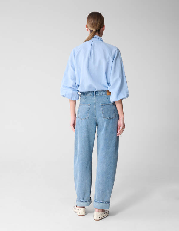 Barrel Fit Jeans Bleached By Mieke SHOEBY WOMEN