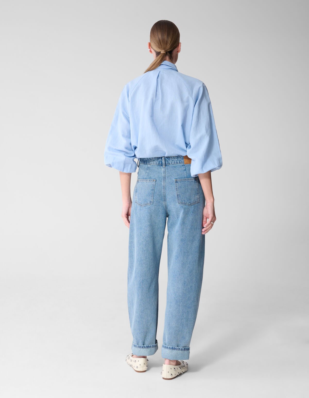 Barrel Fit Jeans Bleached By Mieke SHOEBY WOMEN