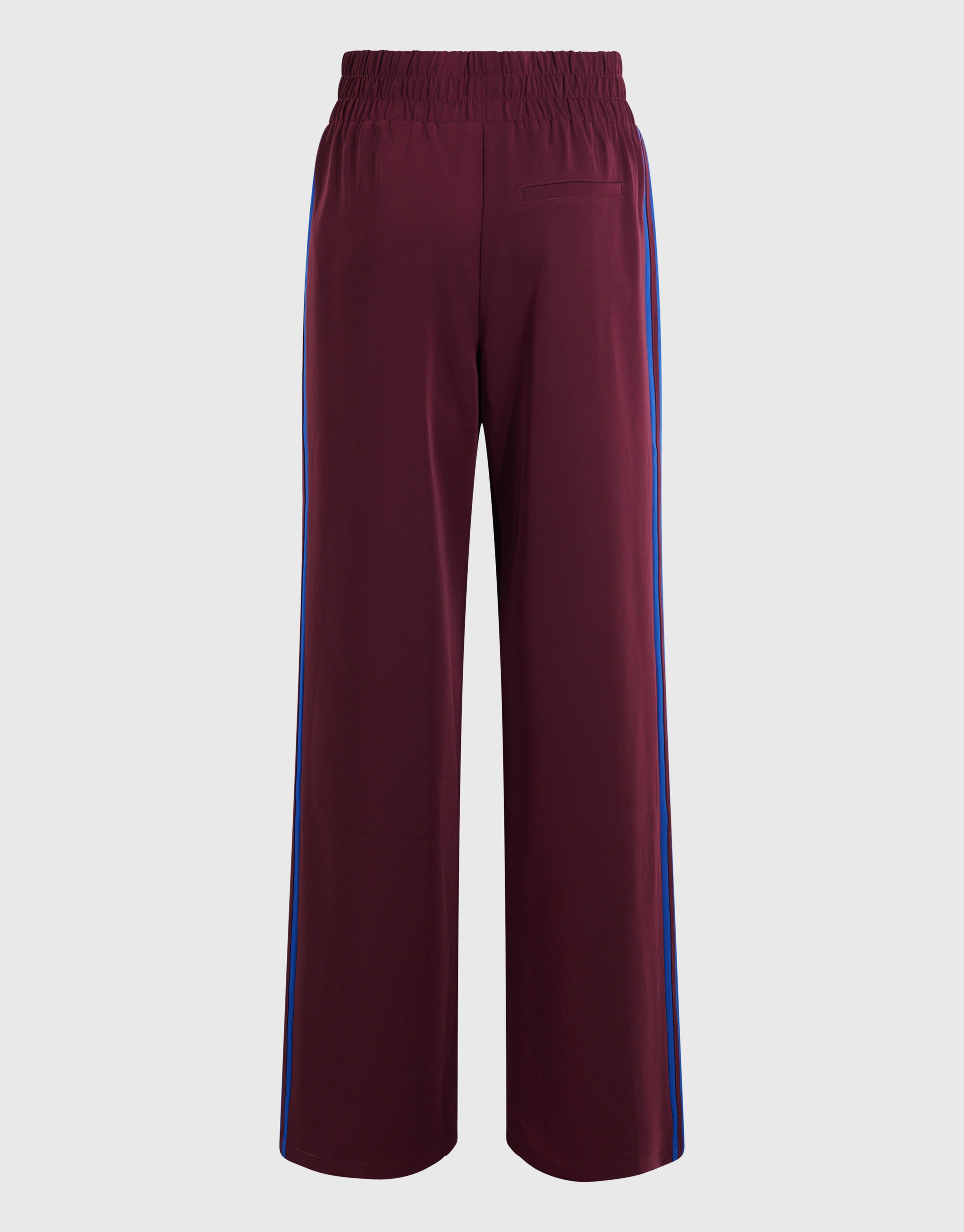 Sporty Wide Leg Broek Donkerrood SHOEBY WOMEN