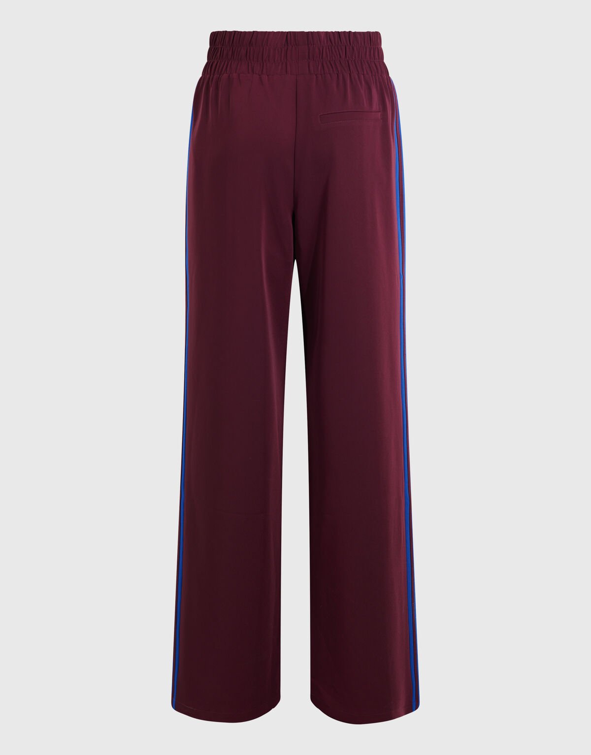 Sporty Wide Leg Broek Donkerrood SHOEBY WOMEN