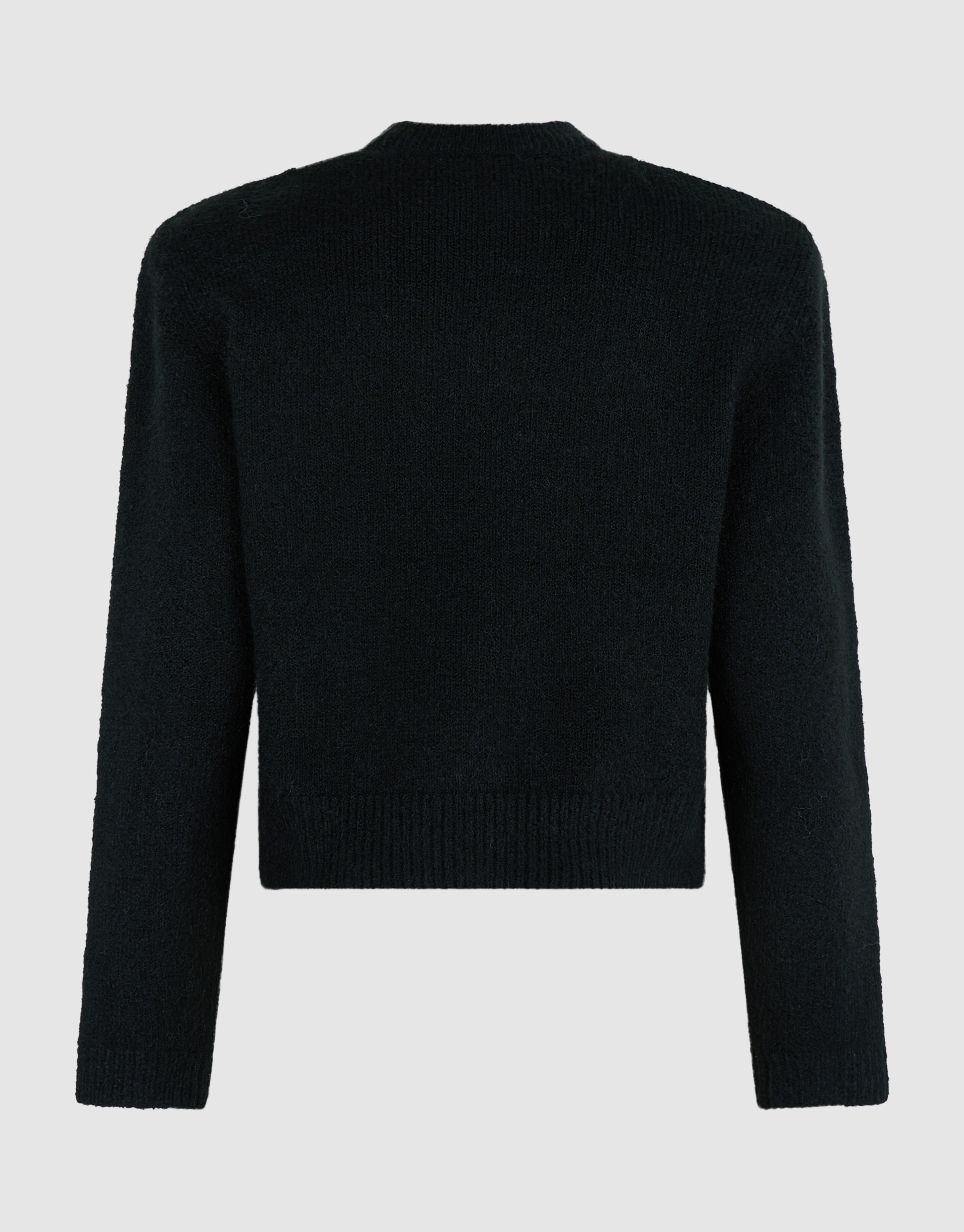 Shoulder Crew Gebreide Trui Zwart SHOEBY WOMEN