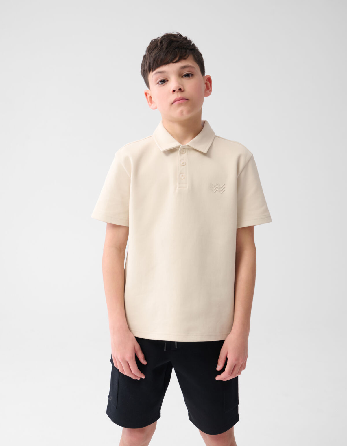 Pique Polo Zand SHOEBY BOYS