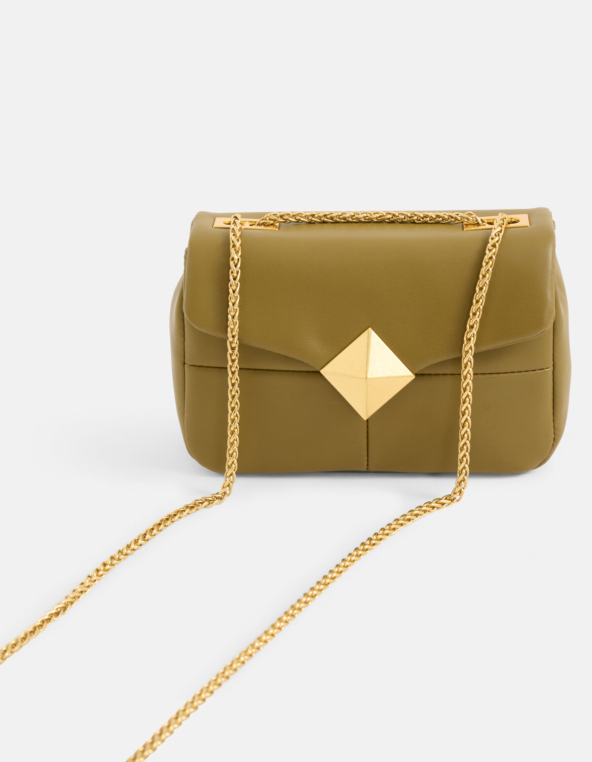 Stud Tas Donkergroen SHOEBY ACCESSOIRES