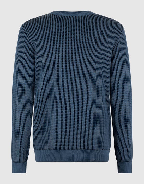 Plaited Gebreide Trui Blauw SHOEBY MEN