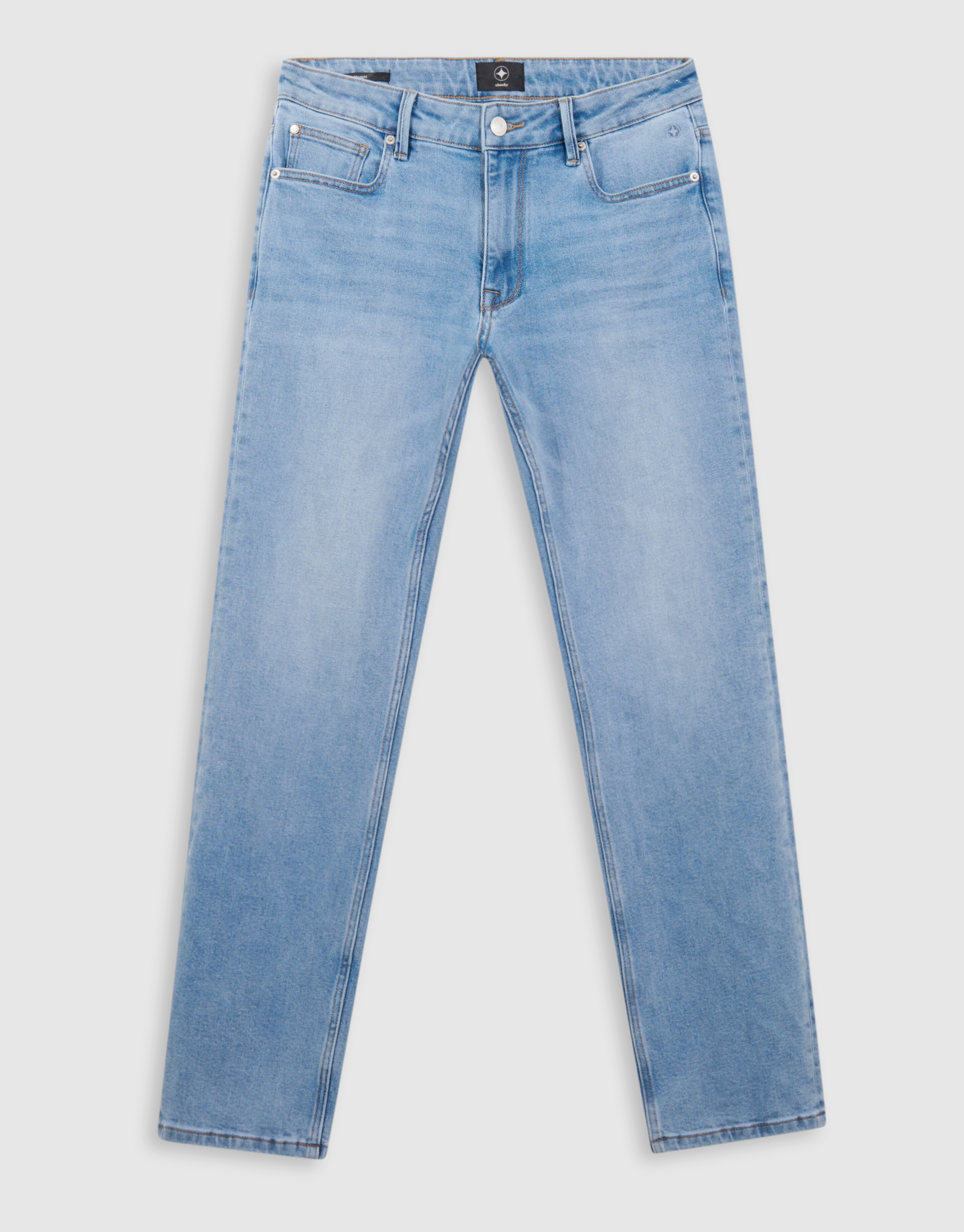 Straight Fit Jeans Lichtblauw L34 SHOEBY MEN