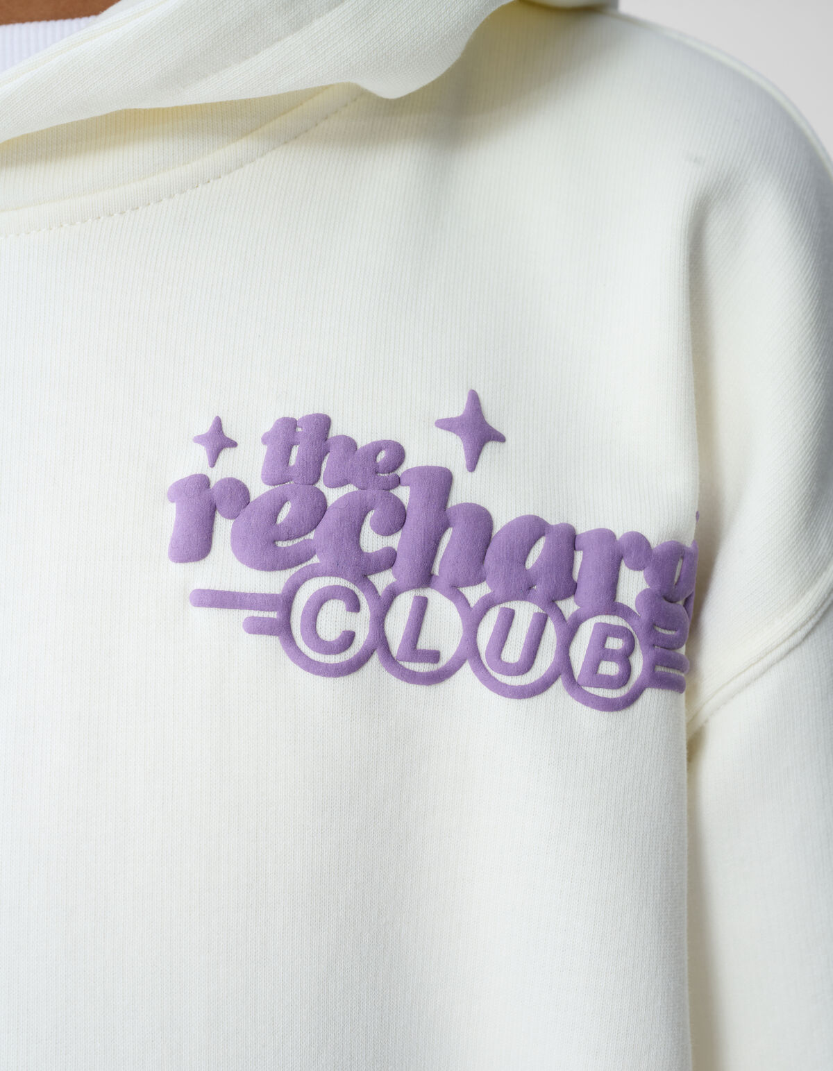 Recharged Artwork Hoodie Gebroken Wit SHOEBY BOYS